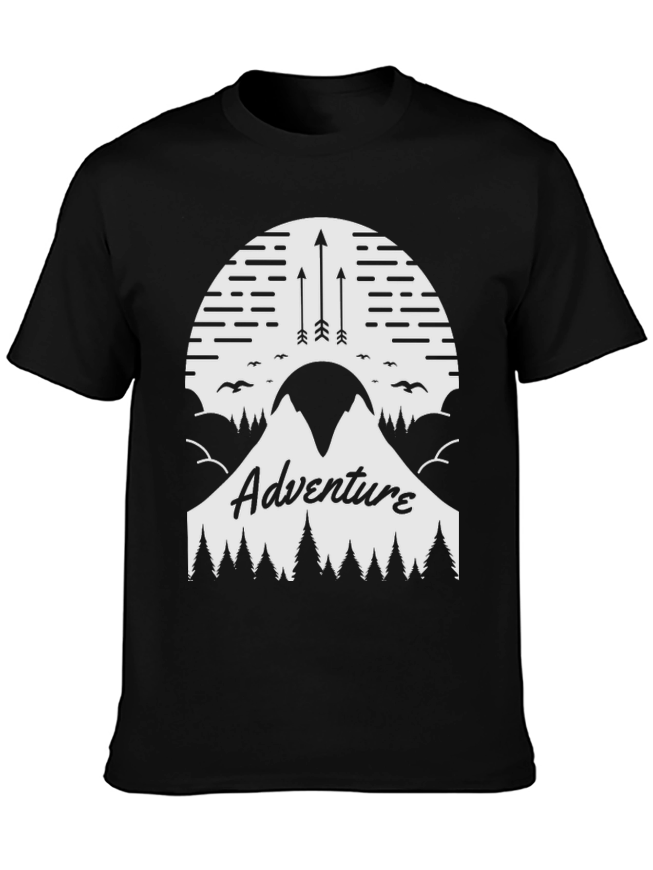Adventure Graphic Tee - Mountain Arrow Design