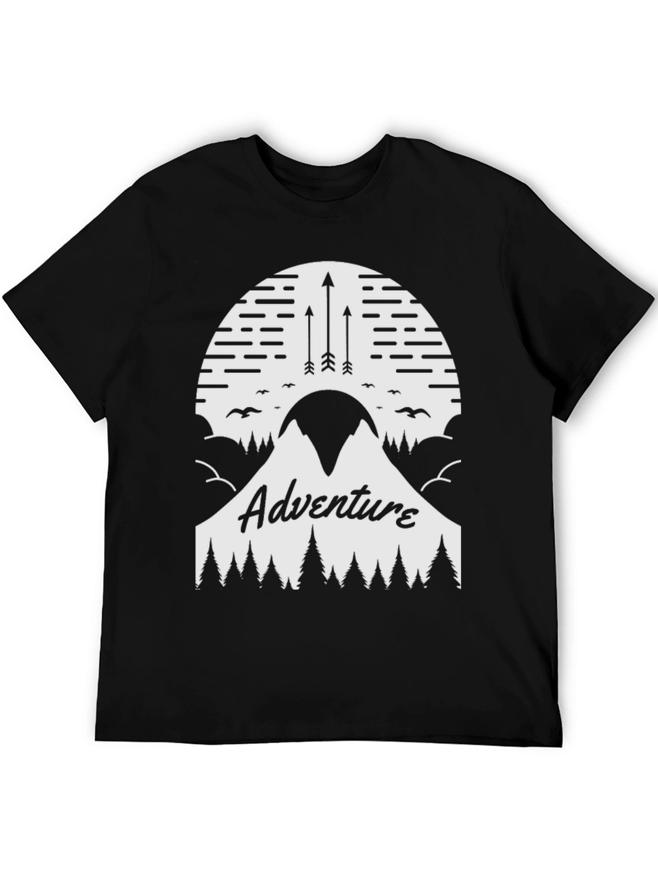 Adventure Graphic Tee - Mountain Arrow Design