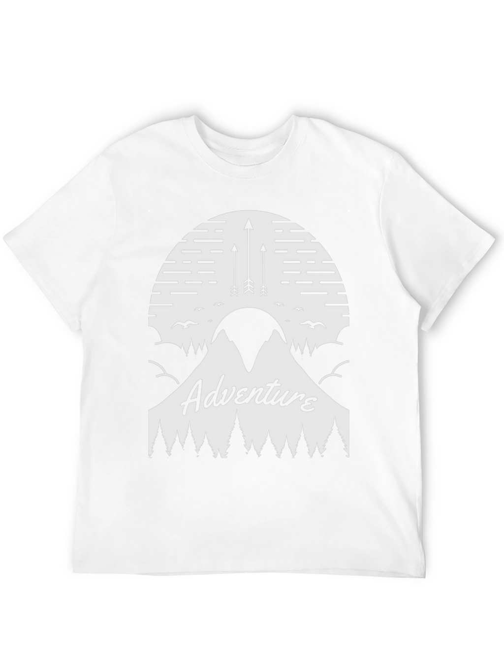 Adventure Graphic Tee - Mountain Arrow Design