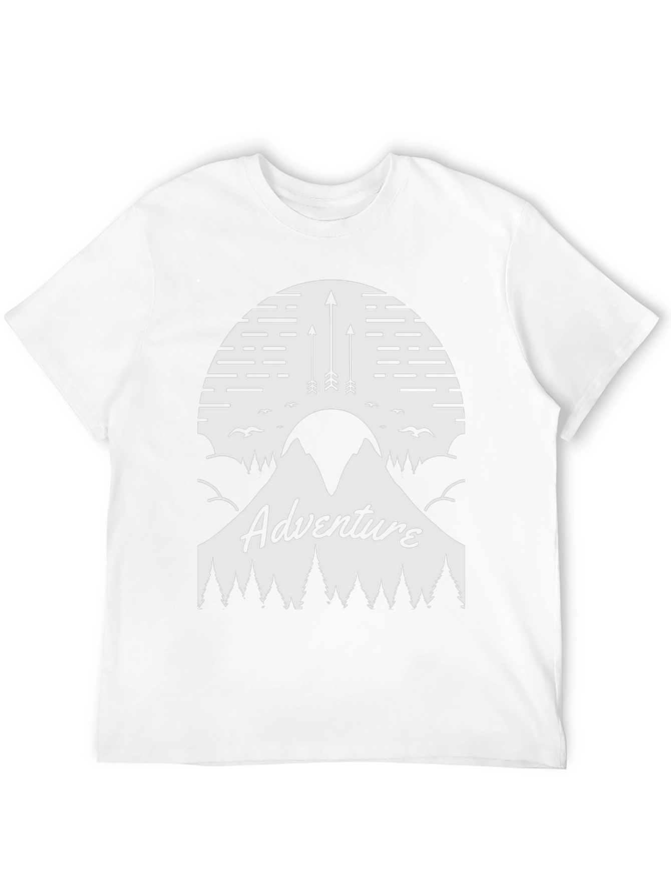 Adventure Graphic Tee - Mountain Arrow Design