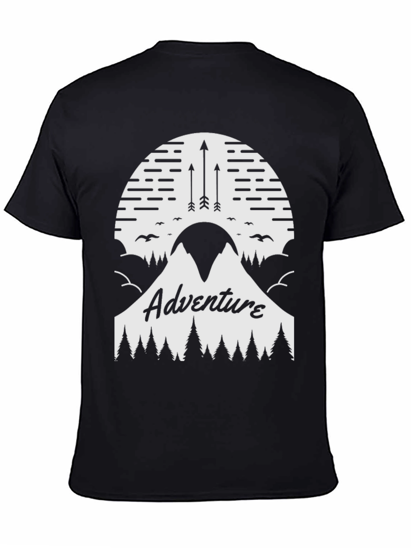 Adventure Graphic Tee - Mountain Arrow Design