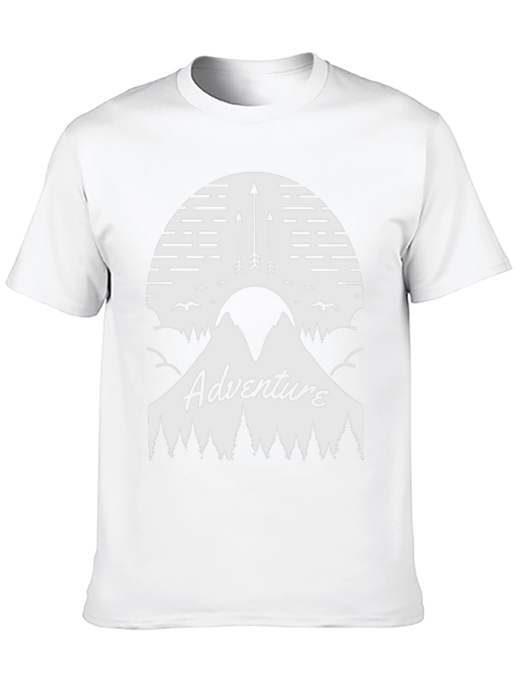 Adventure Graphic Tee - Mountain Arrow Design