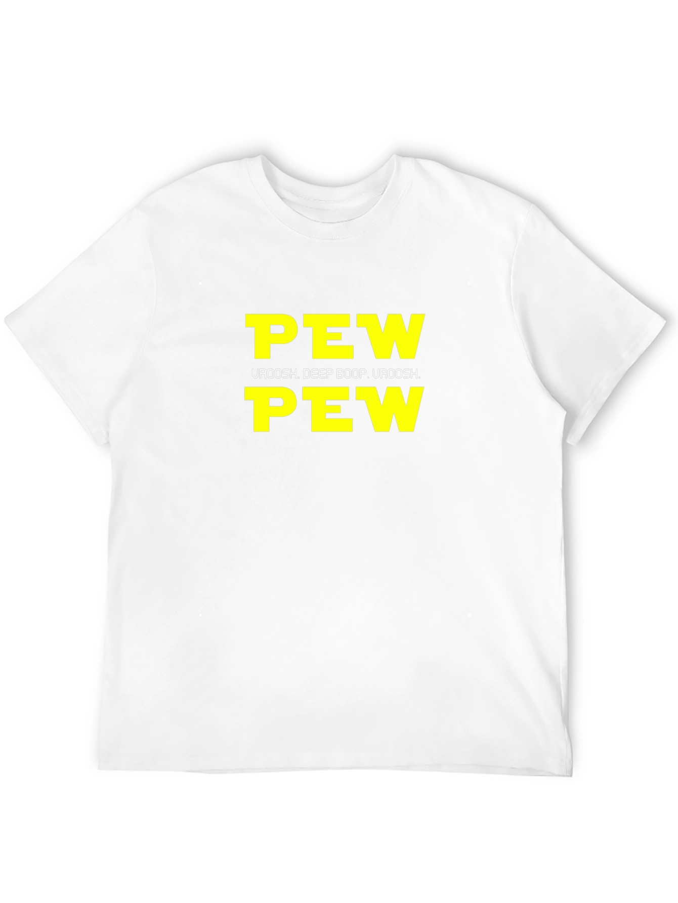 Pew Pew Uroosh Graphic T-Shirt - Black