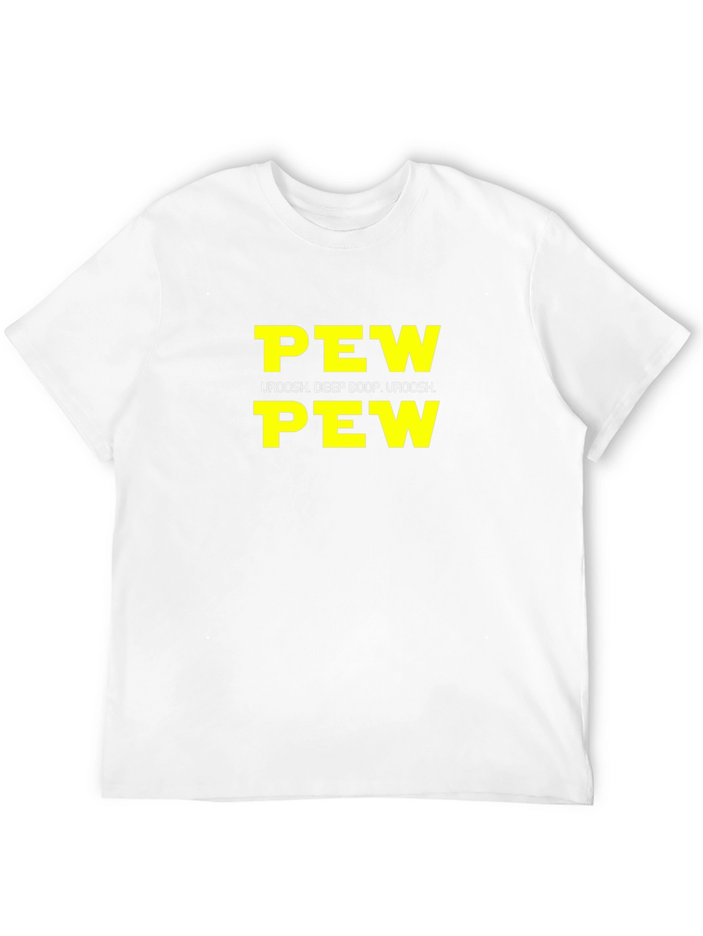 Pew Pew Uroosh Graphic T-Shirt - Black