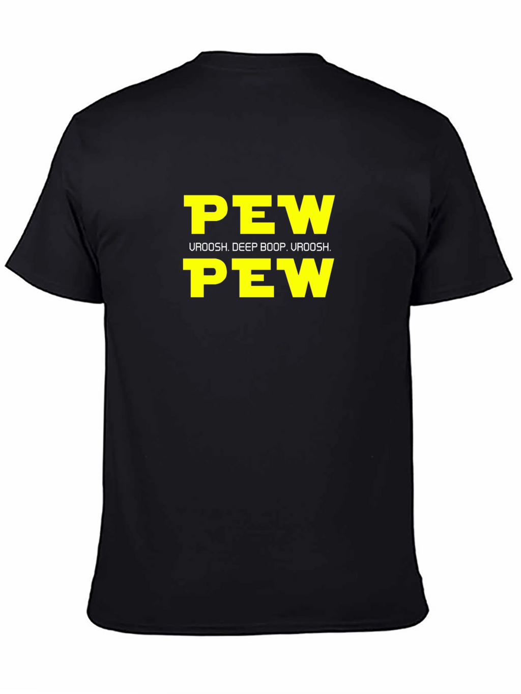 Pew Pew Uroosh Graphic T-Shirt - Black
