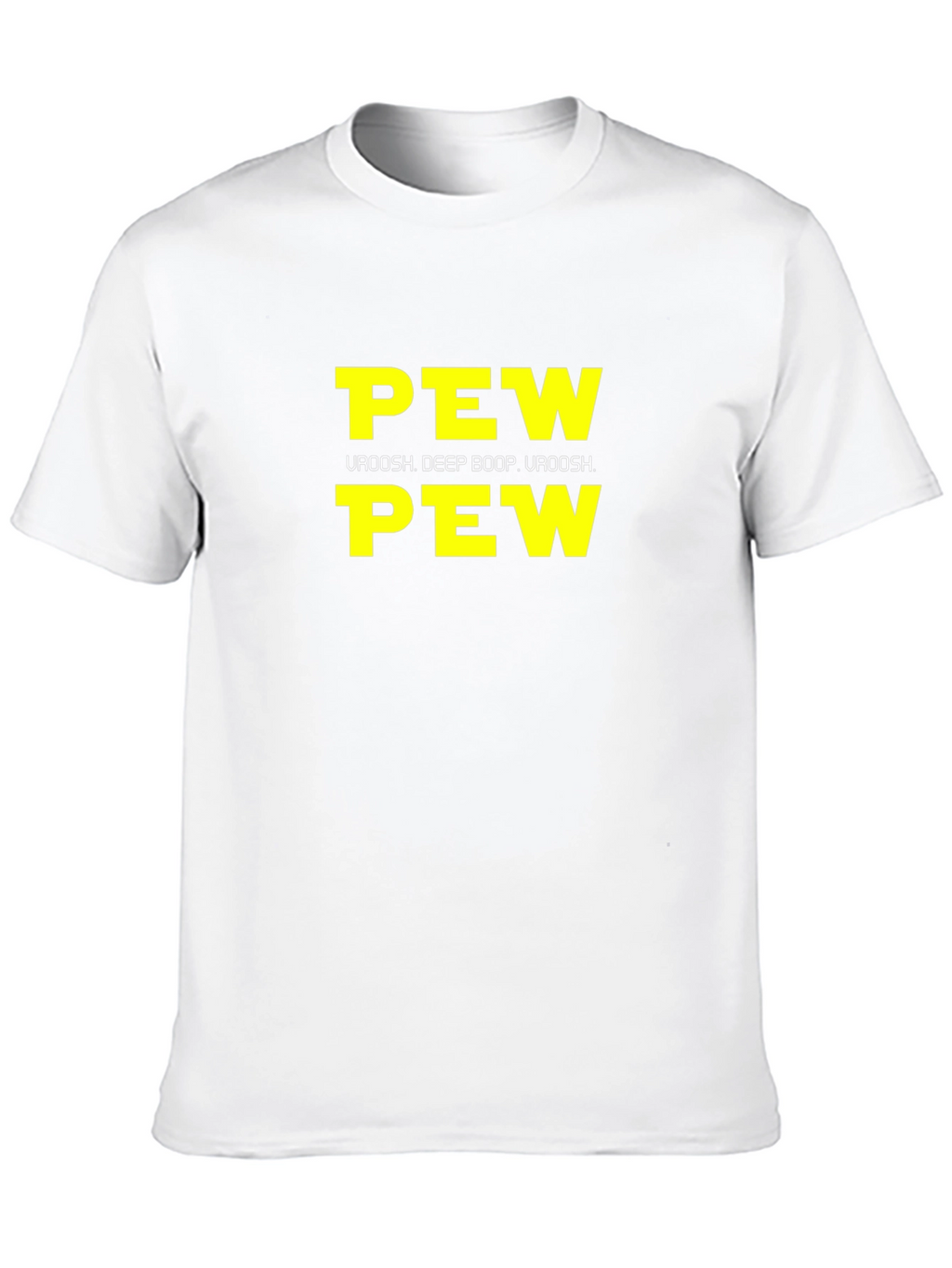 Pew Pew Uroosh Graphic T-Shirt - Black