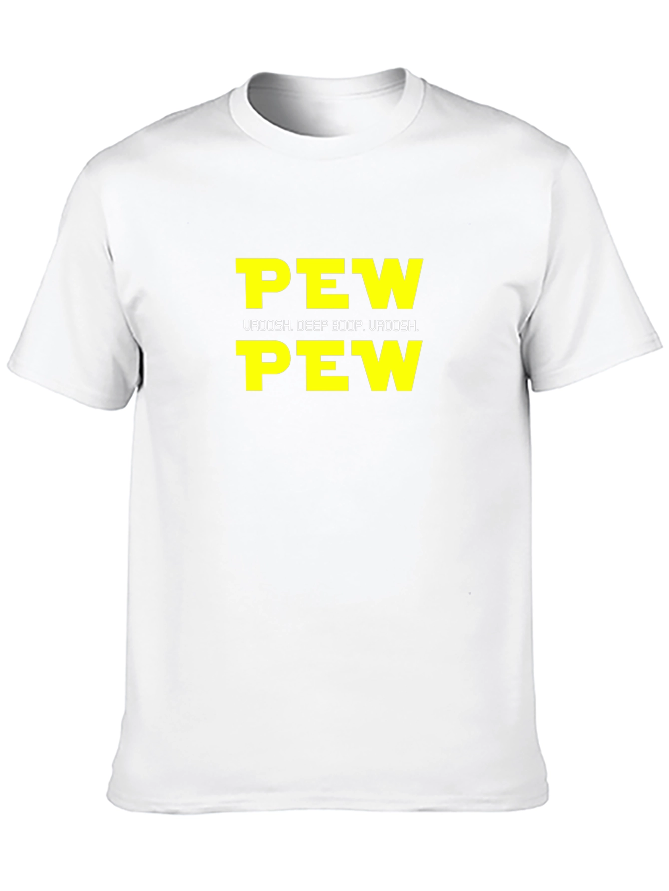 Pew Pew Uroosh Graphic T-Shirt - Black