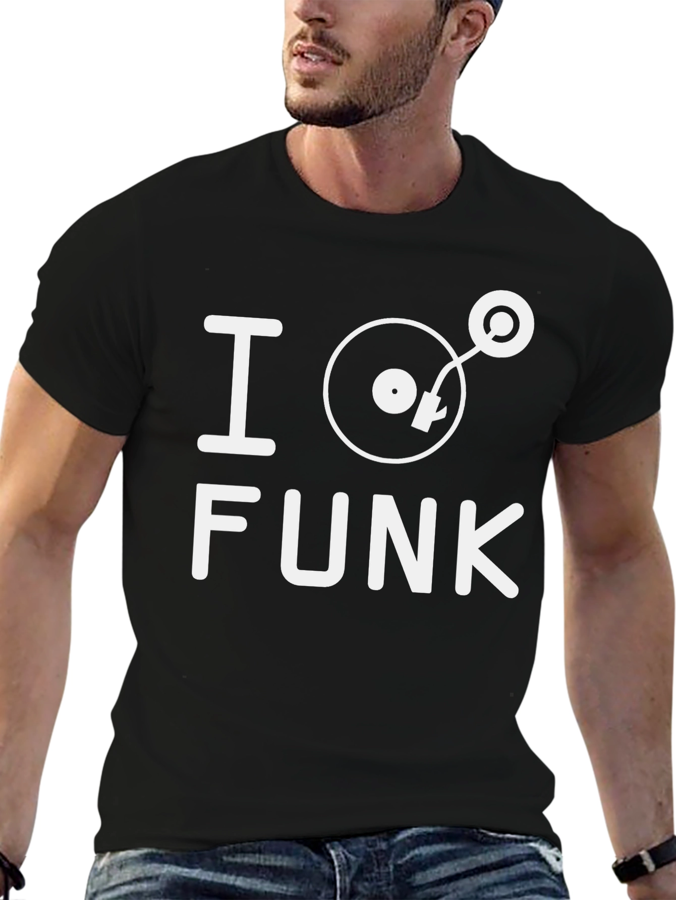I Heart Funk Black Graphic Tee