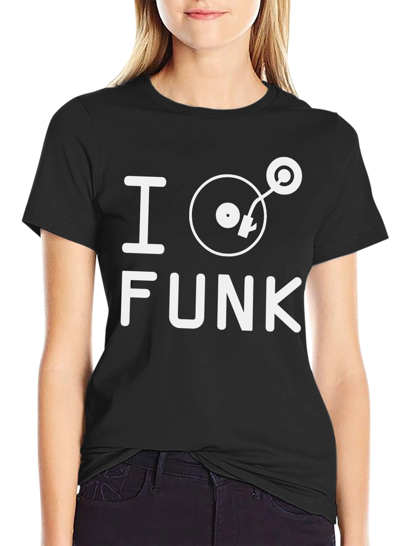 I Heart Funk Black Graphic Tee
