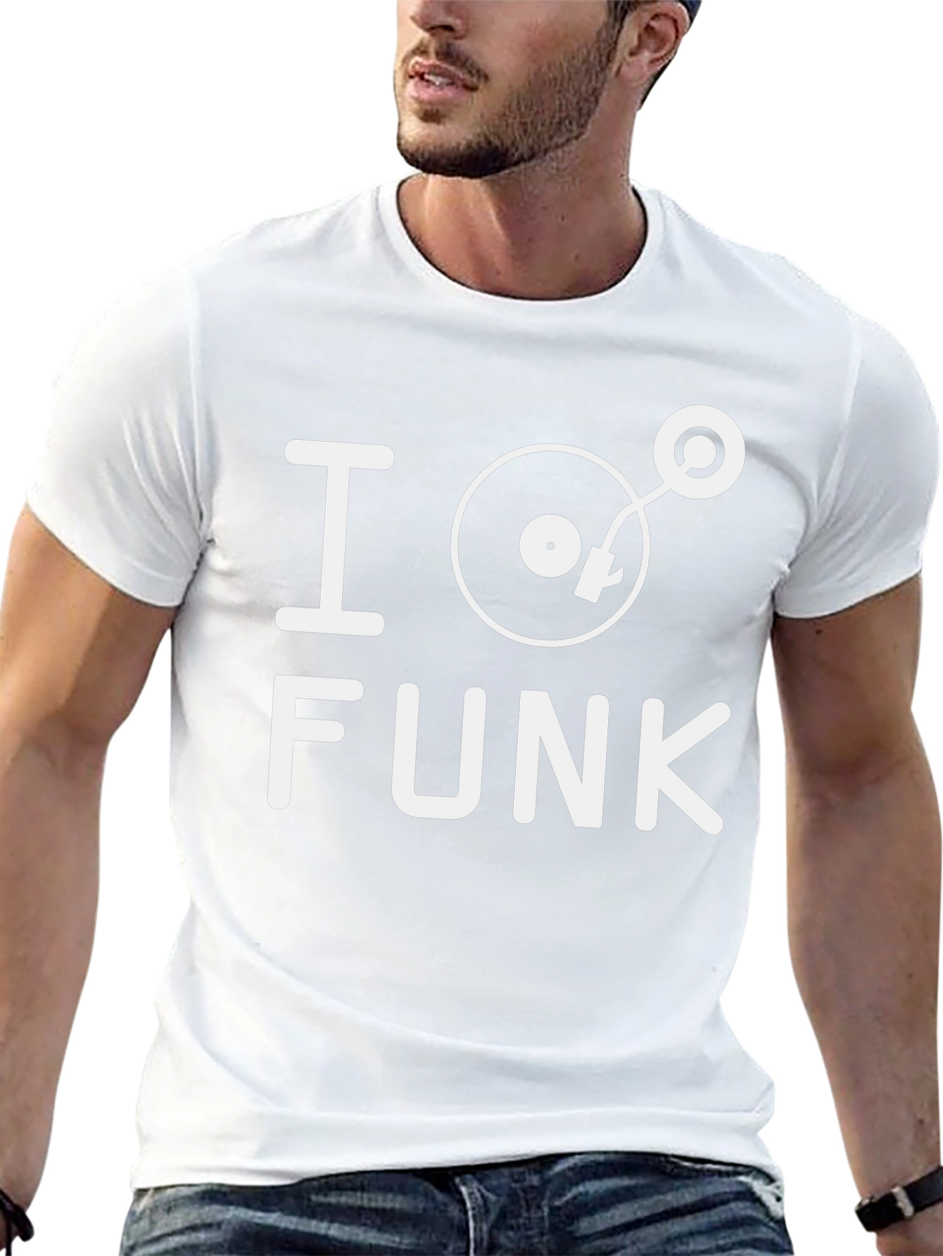 I Heart Funk Black Graphic Tee