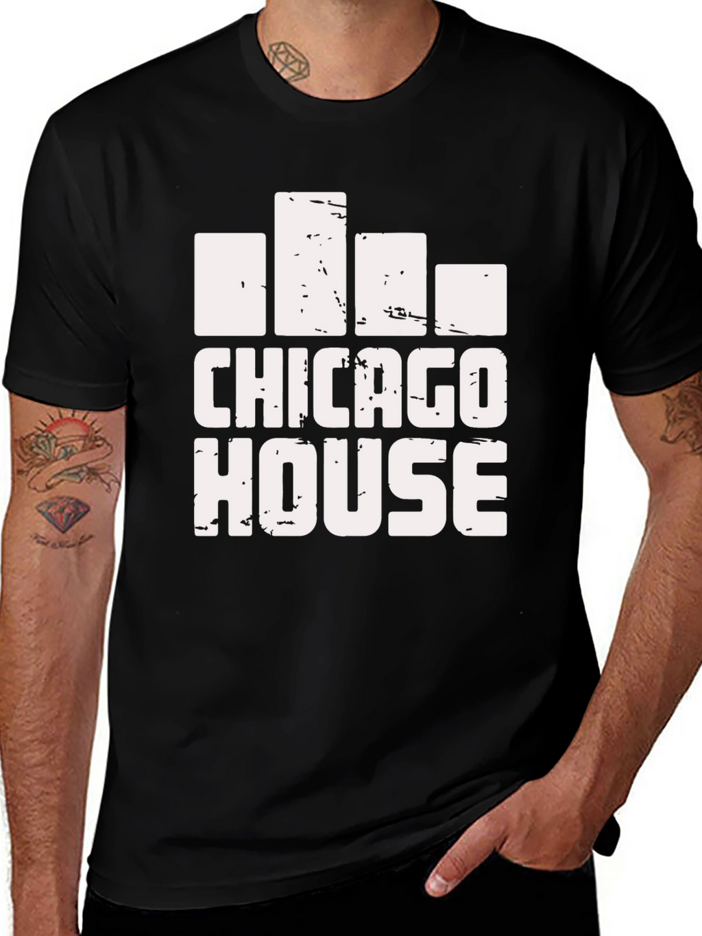 Chicago House Music Graphic Tee