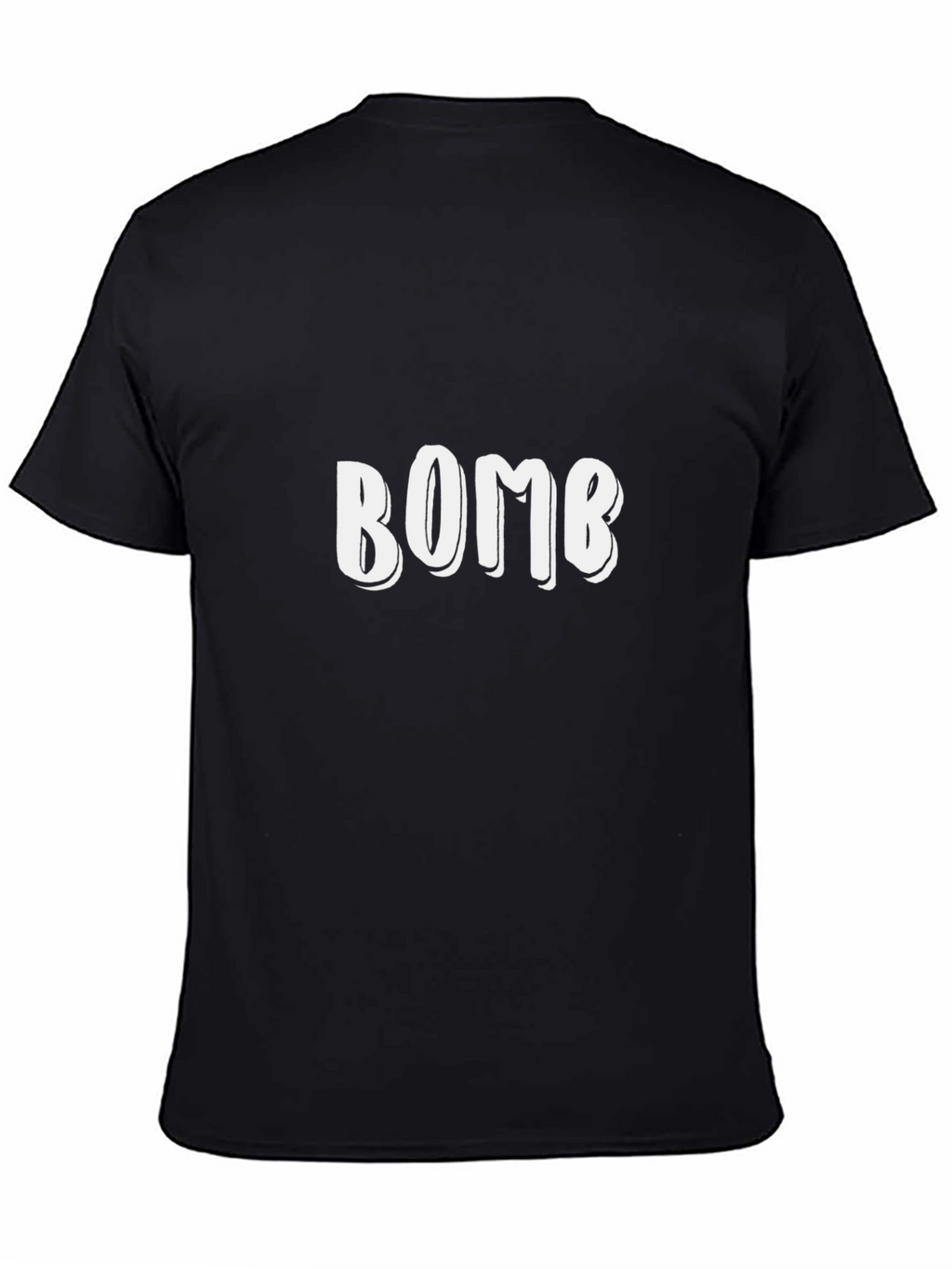 BOMB Graphic Print Black T-Shirt