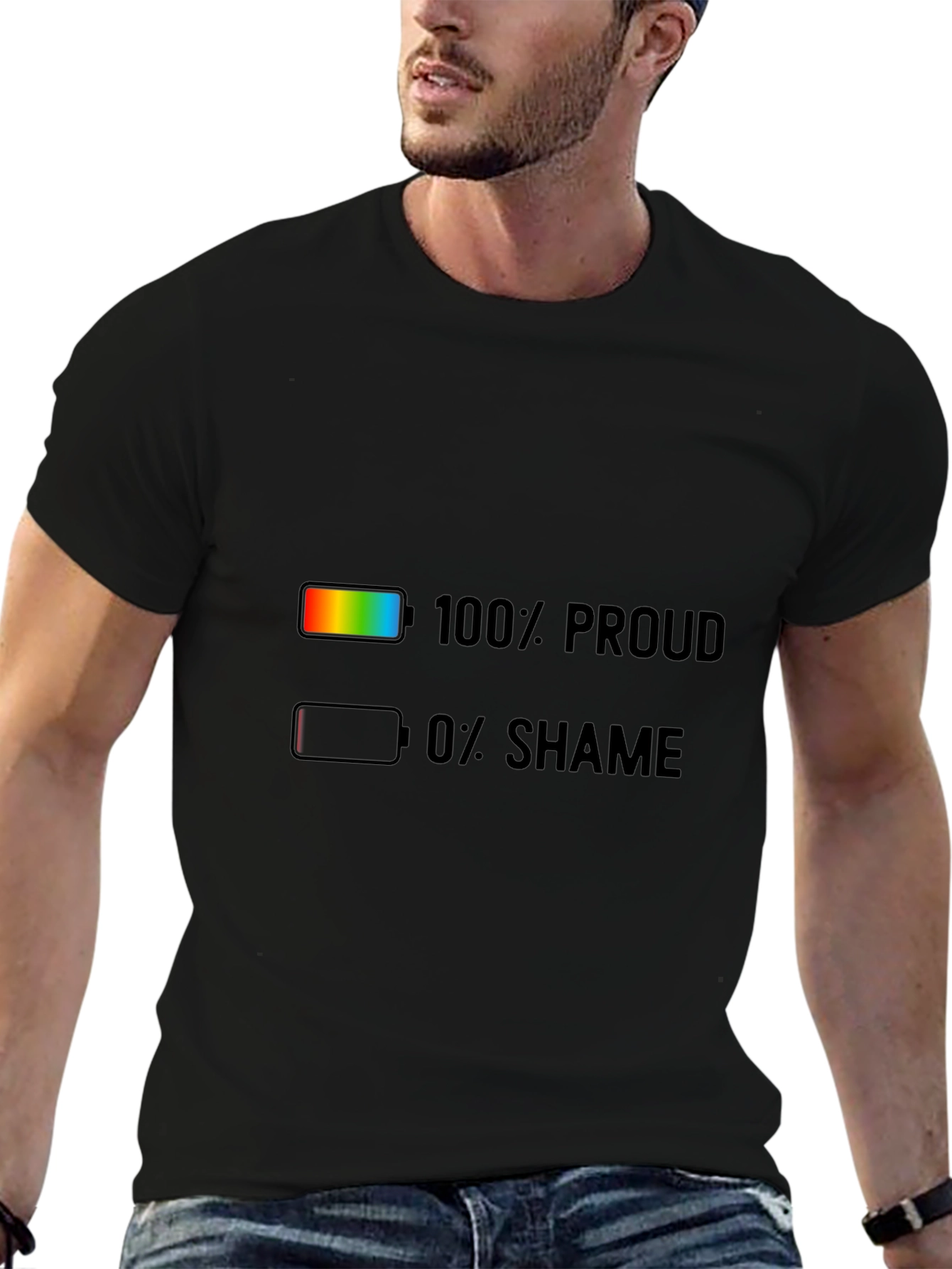 100% Proud 0% Shame Pride T-Shirt
