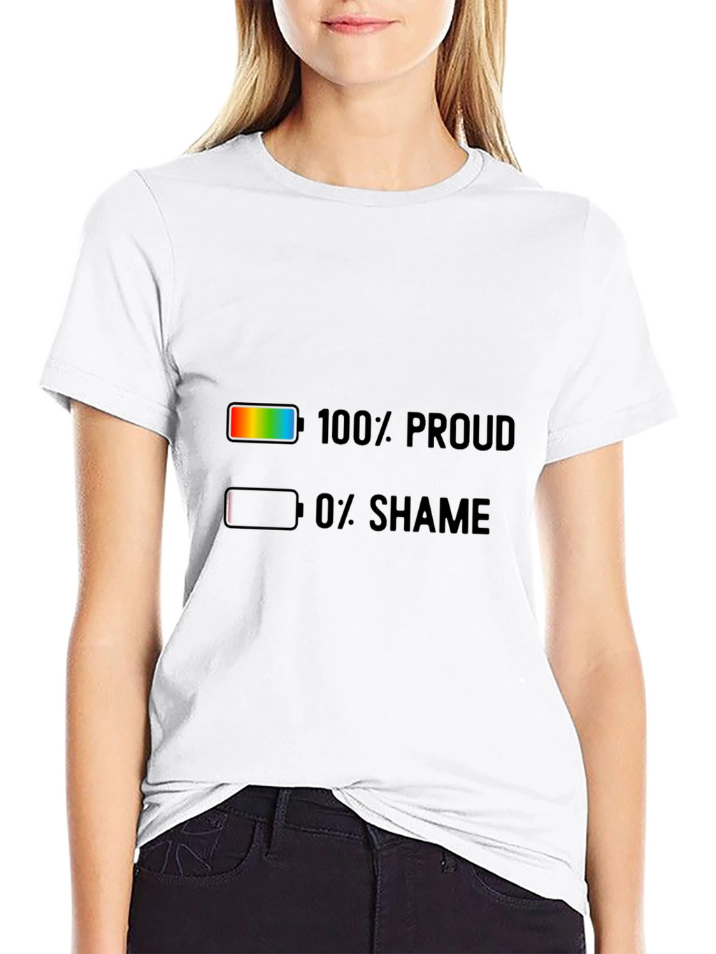 100% Proud 0% Shame Pride T-Shirt