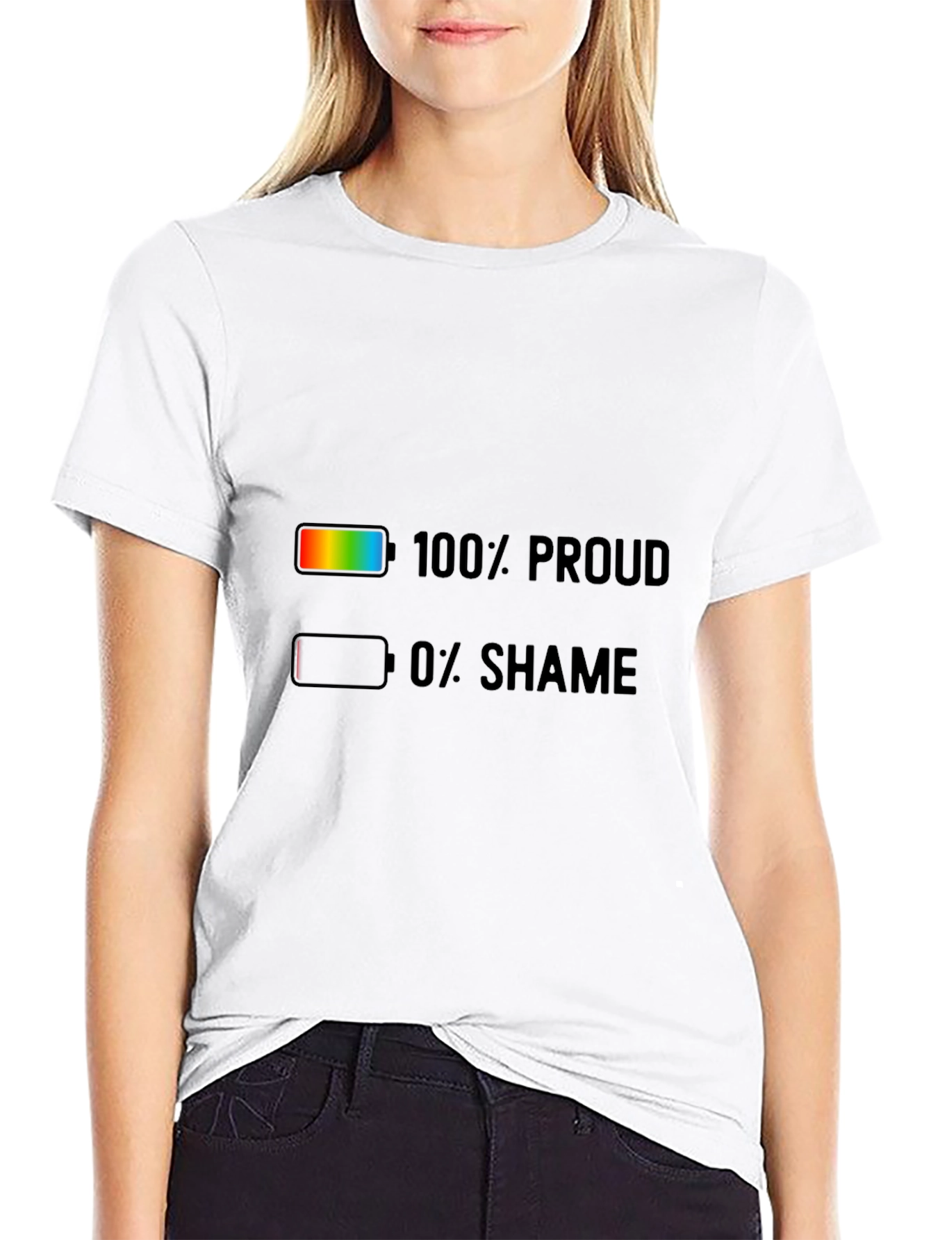 100% Proud 0% Shame Pride T-Shirt