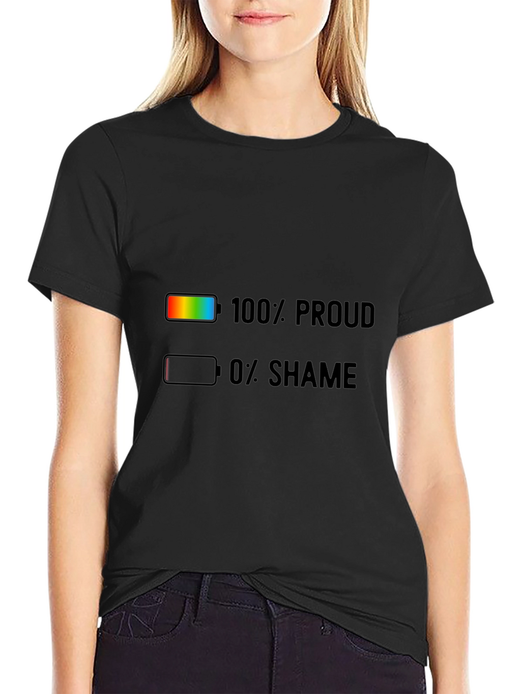 100% Proud 0% Shame Pride T-Shirt