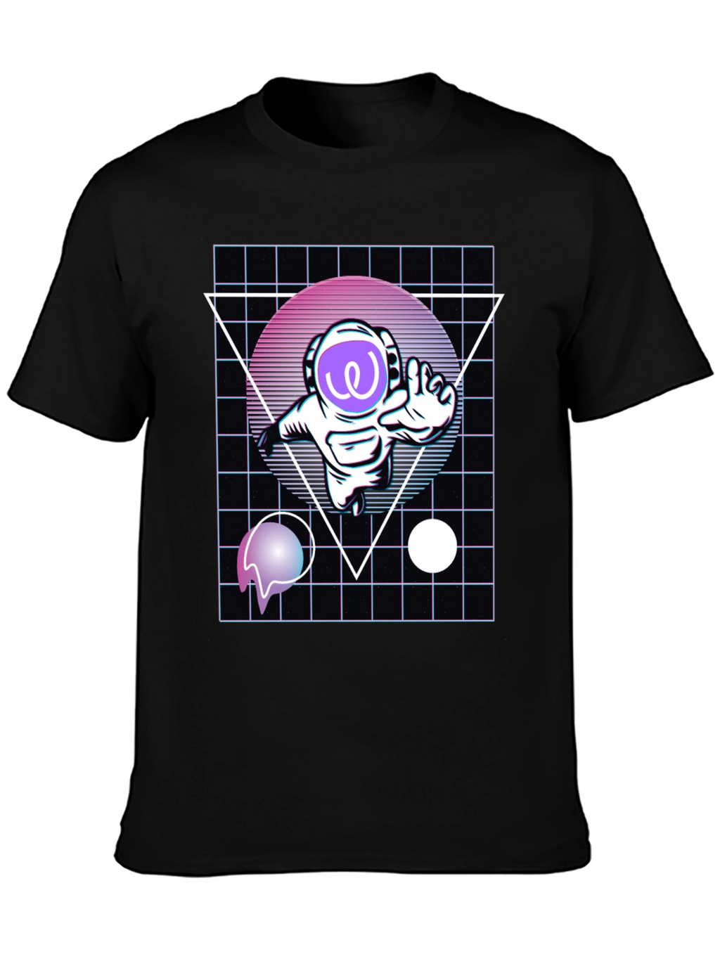 Astronaut Vaporwave T-Shirt - Galaxy Style