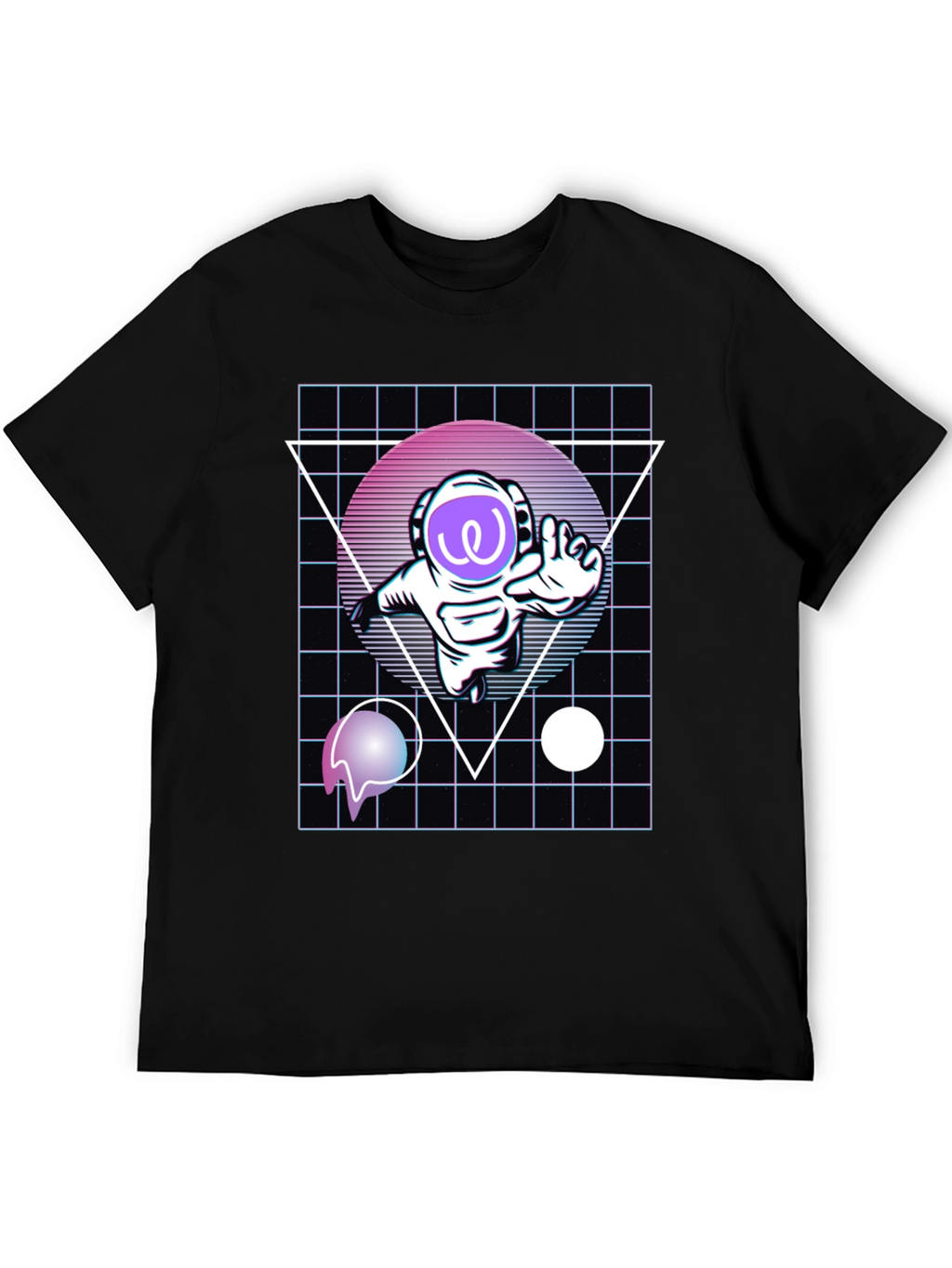 Astronaut Vaporwave T-Shirt - Galaxy Style