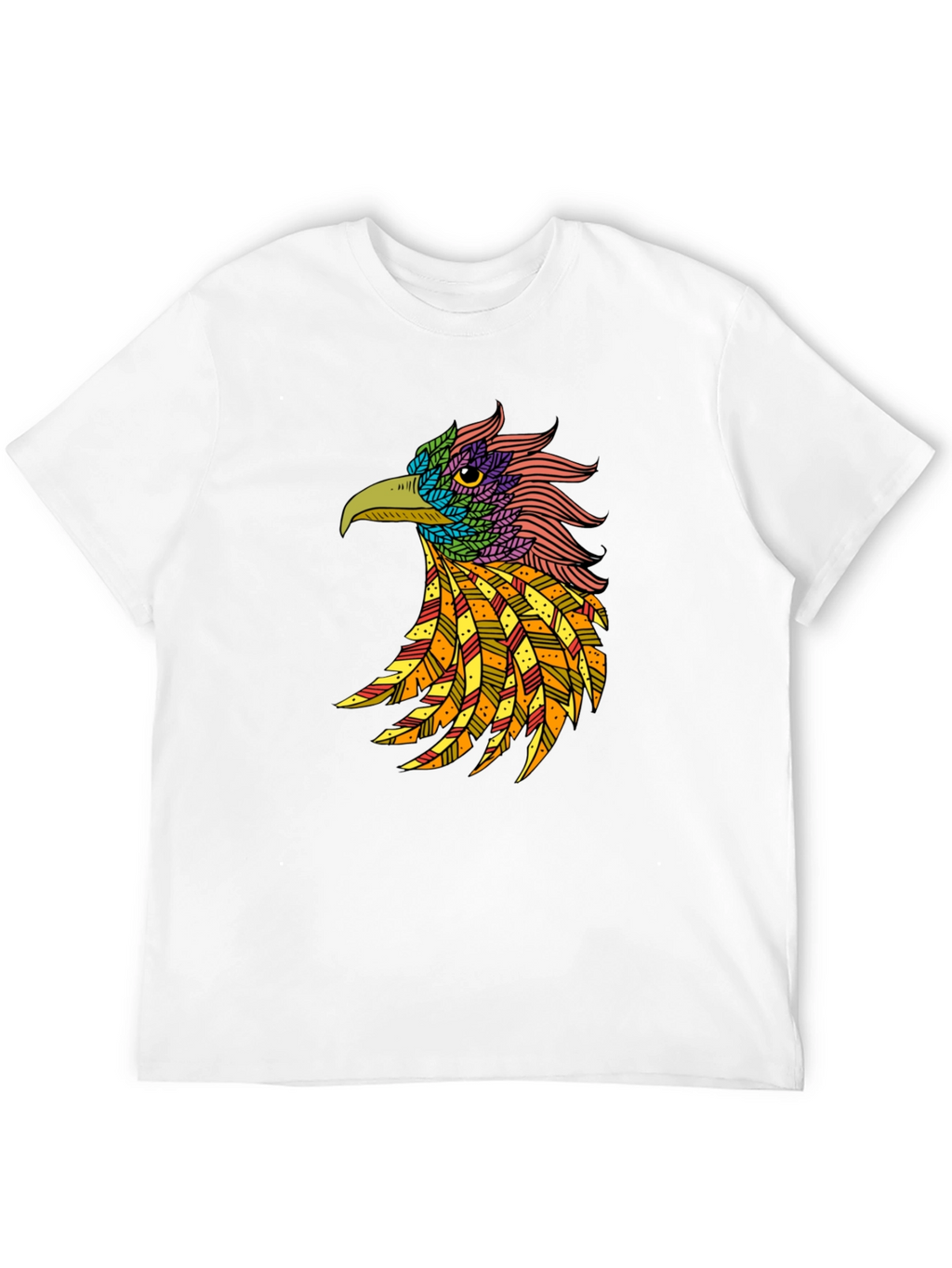 Cool Bird Graphic Print T-Shirt