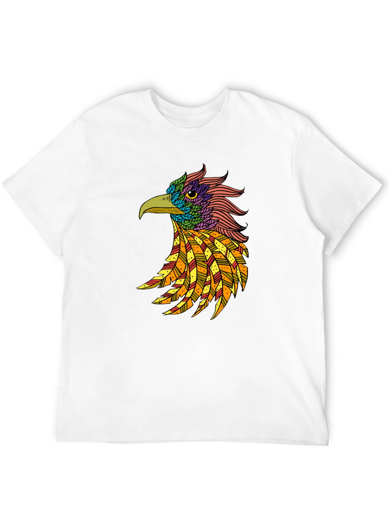 Cool Bird Graphic Print T-Shirt