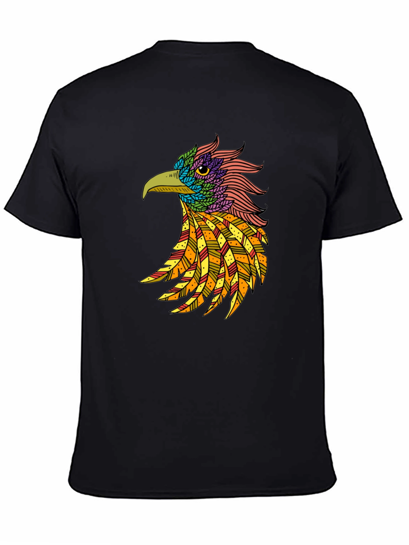 Cool Bird Graphic Print T-Shirt