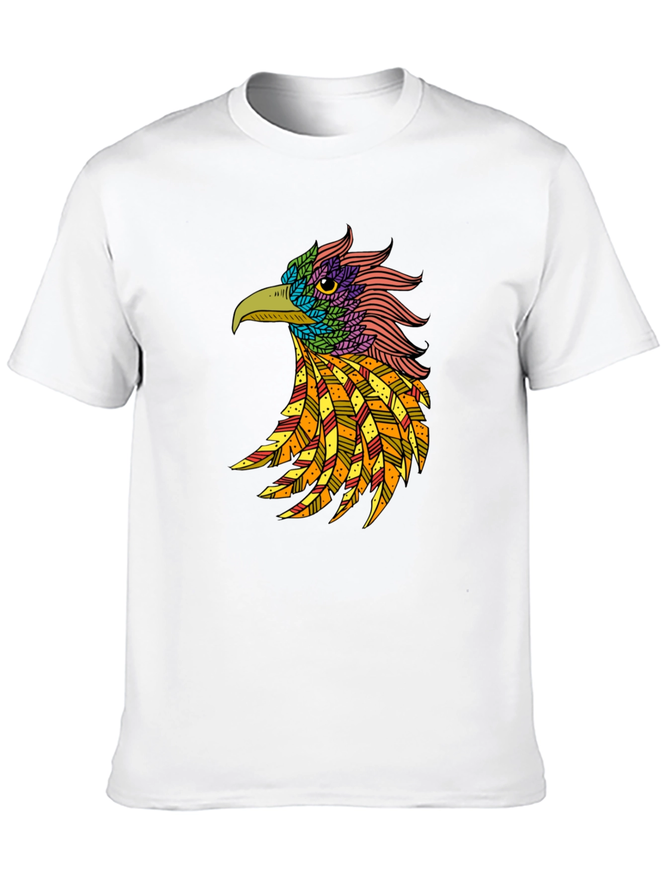 Cool Bird Graphic Print T-Shirt