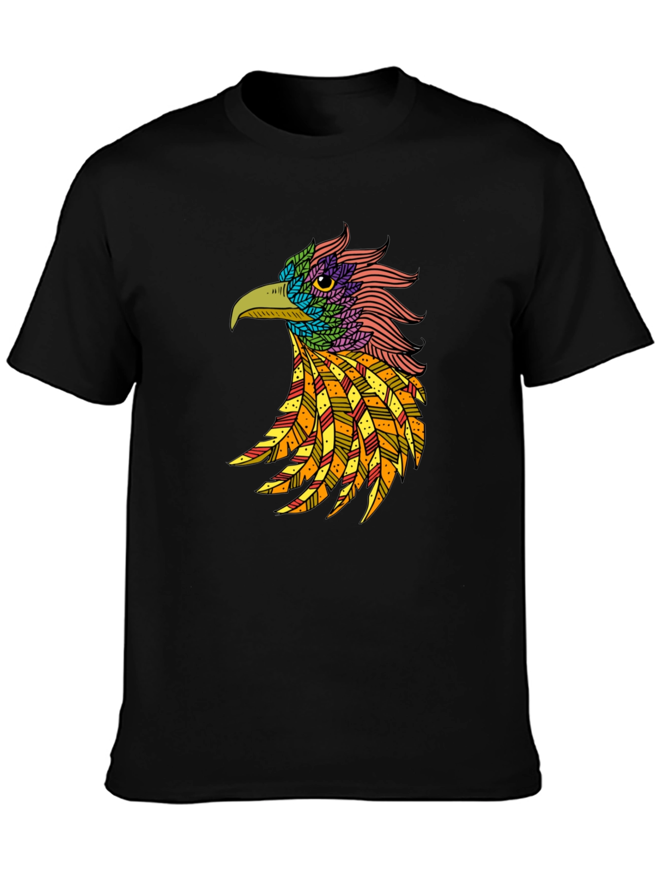 Cool Bird Graphic Print T-Shirt