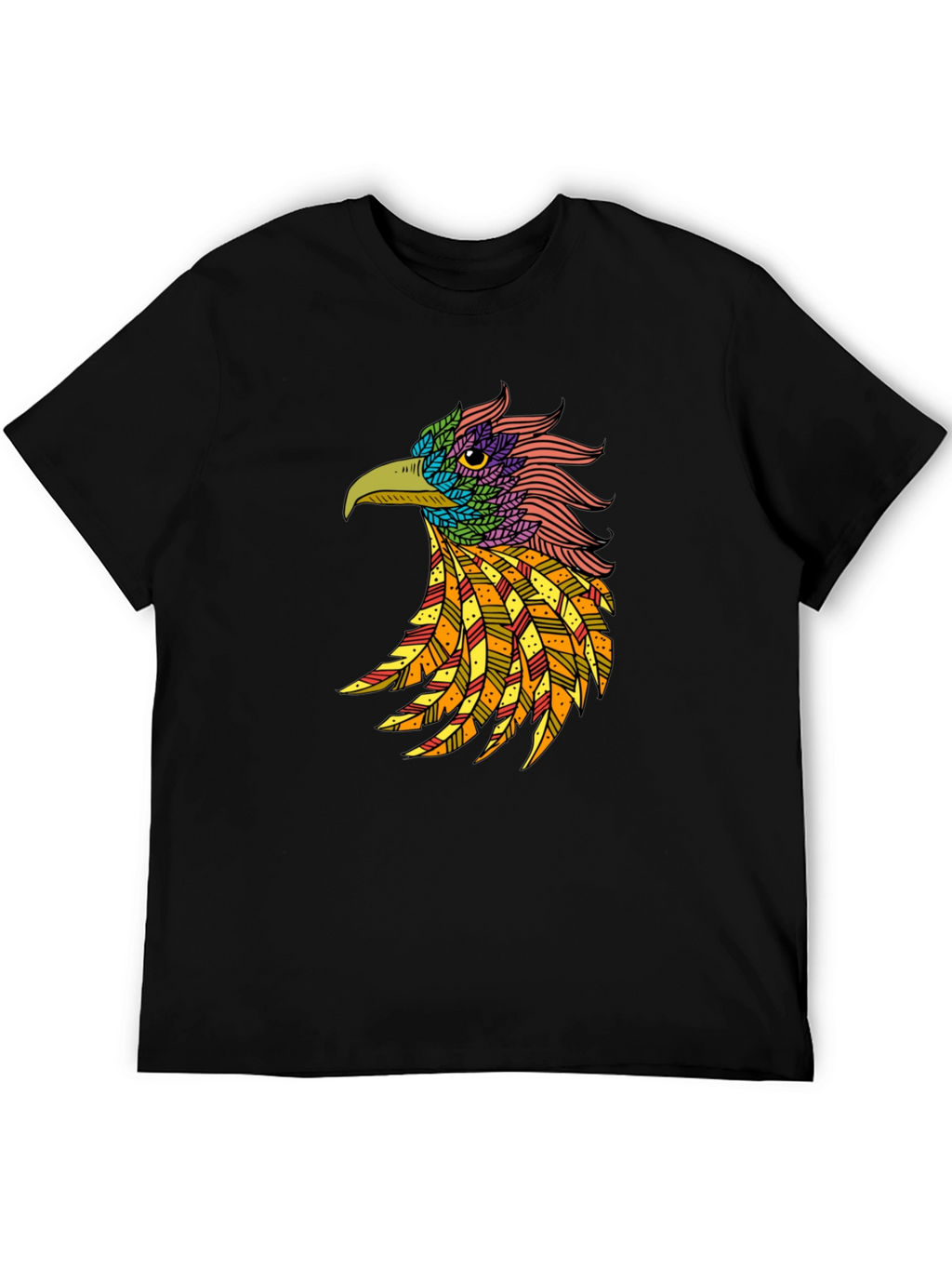 Cool Bird Graphic Print T-Shirt
