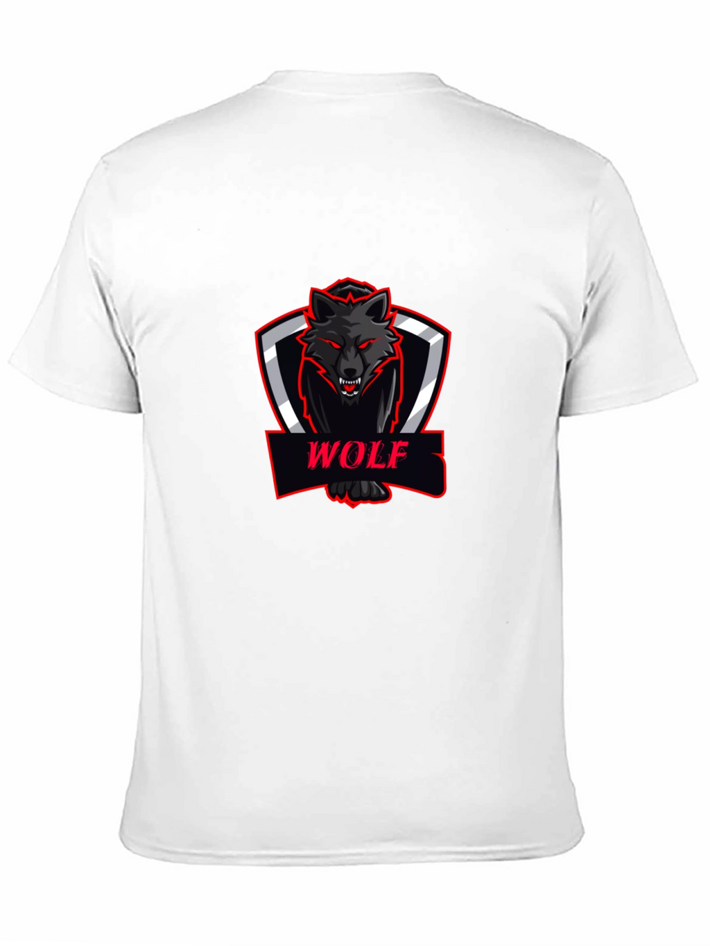 Black Wolf Graphic Tee - Modern Fit