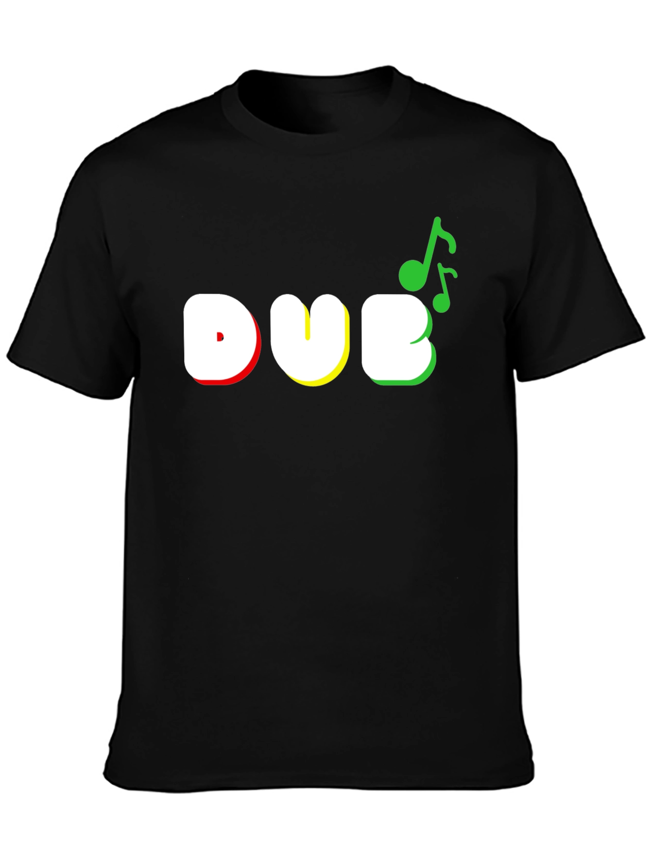 DUB Reggae Music T-Shirt - Black Cotton Tee