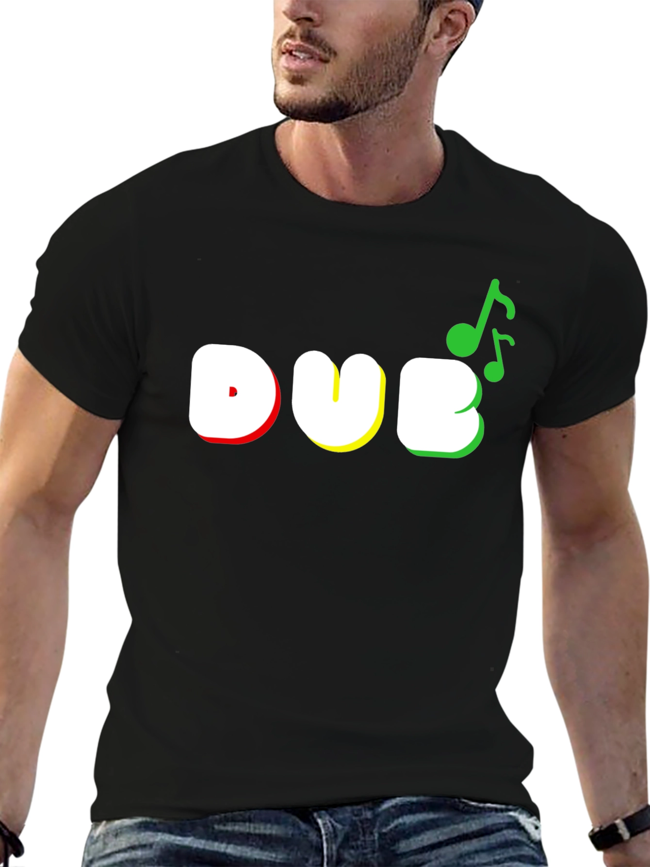 DUB Reggae Music T-Shirt - Black Cotton Tee