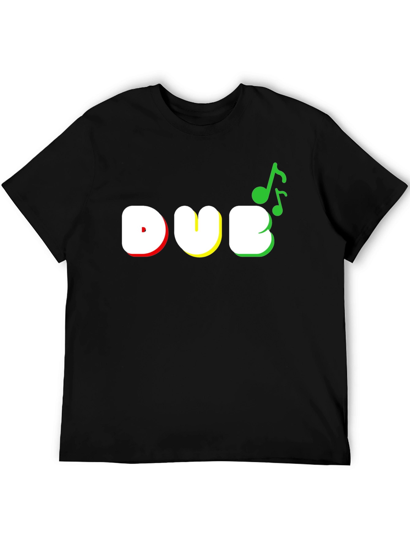 DUB Reggae Music T-Shirt - Black Cotton Tee