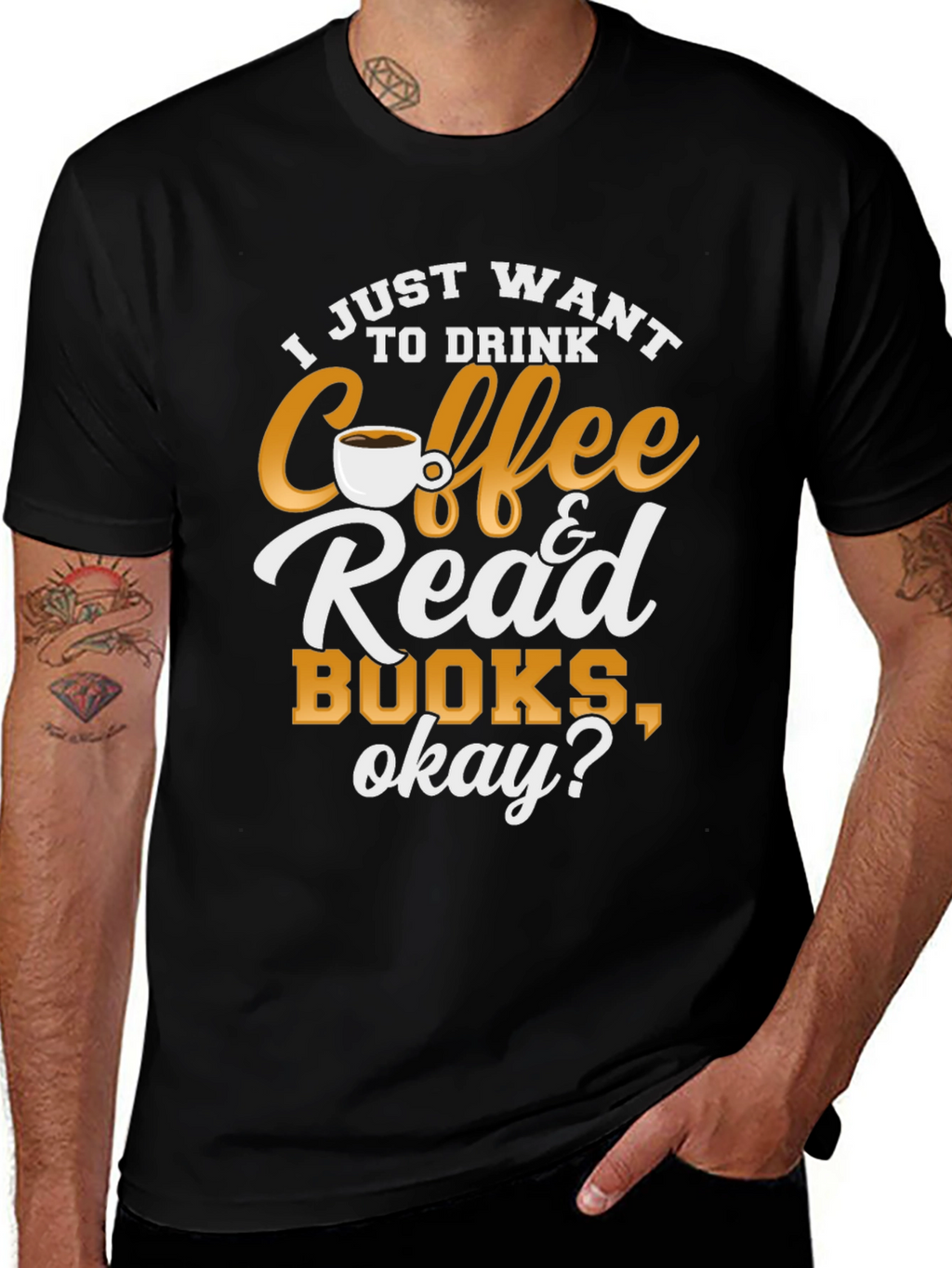 Coffee & Books T-Shirt: Cozy Reader Tee