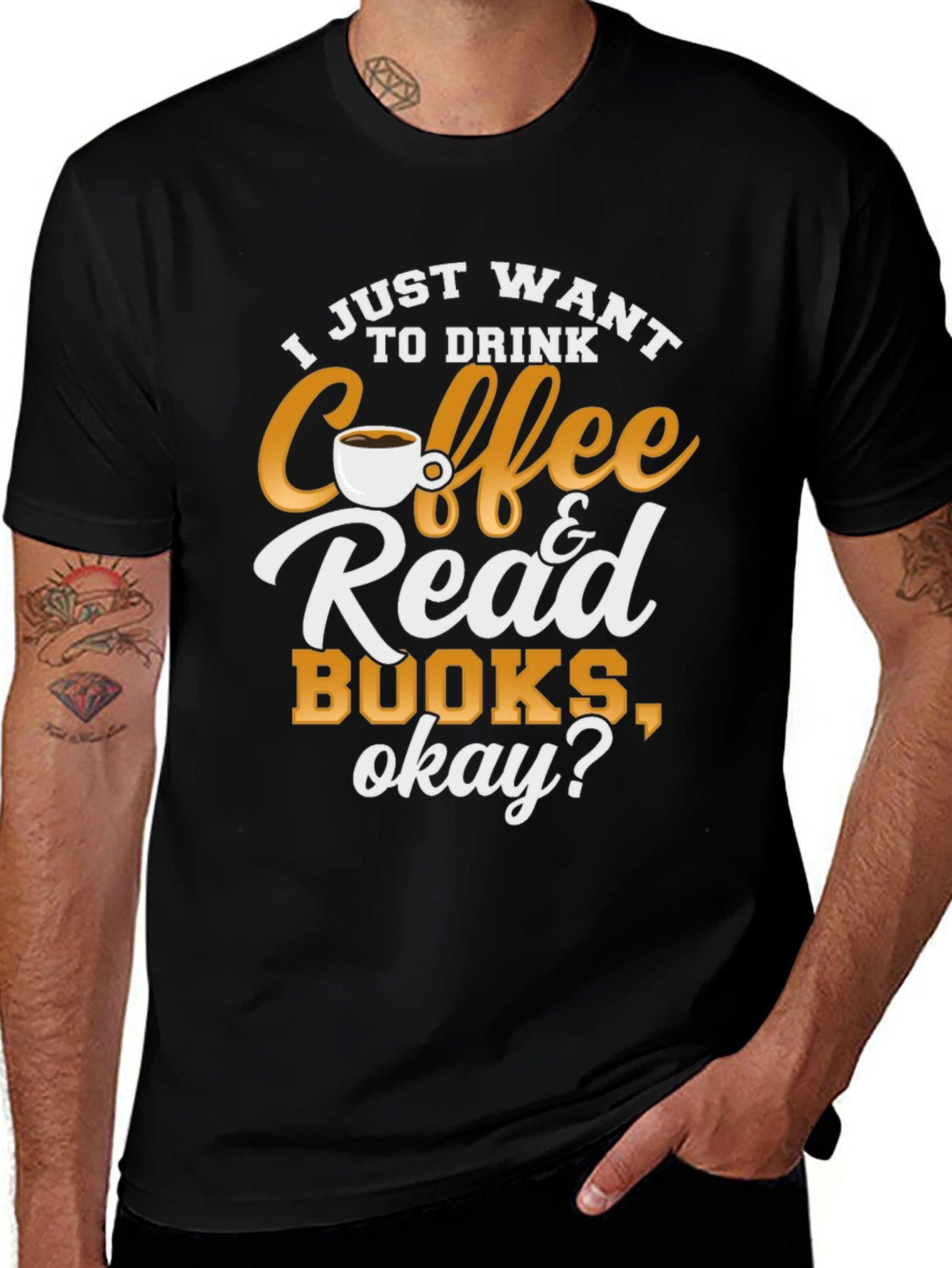 Coffee & Books T-Shirt: Cozy Reader Tee