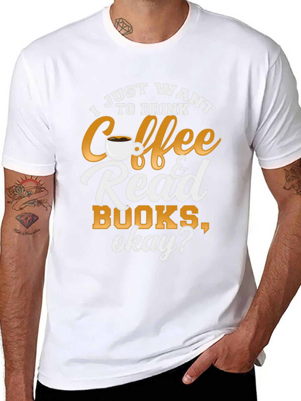 Coffee & Books T-Shirt: Cozy Reader Tee