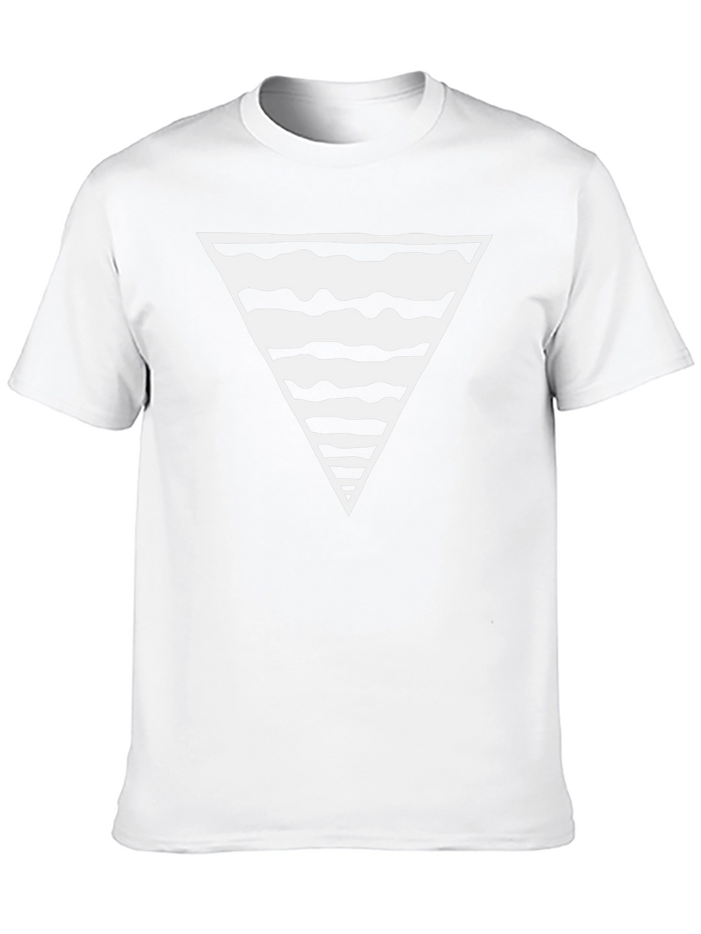 Abstract Triangle Graphic Tee - Modern Design