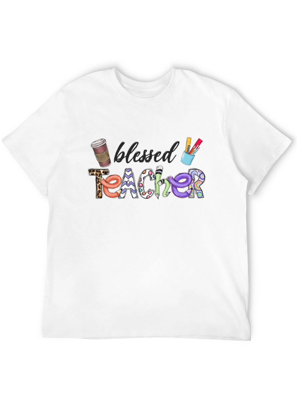 Blessed Teacher Graphic T-Shirt