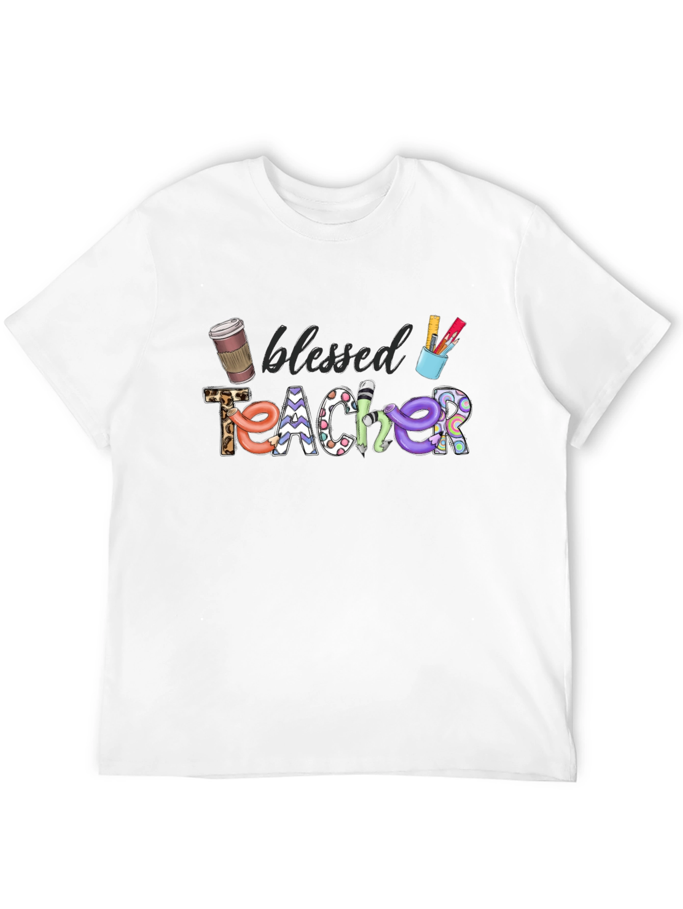 Blessed Teacher Graphic T-Shirt