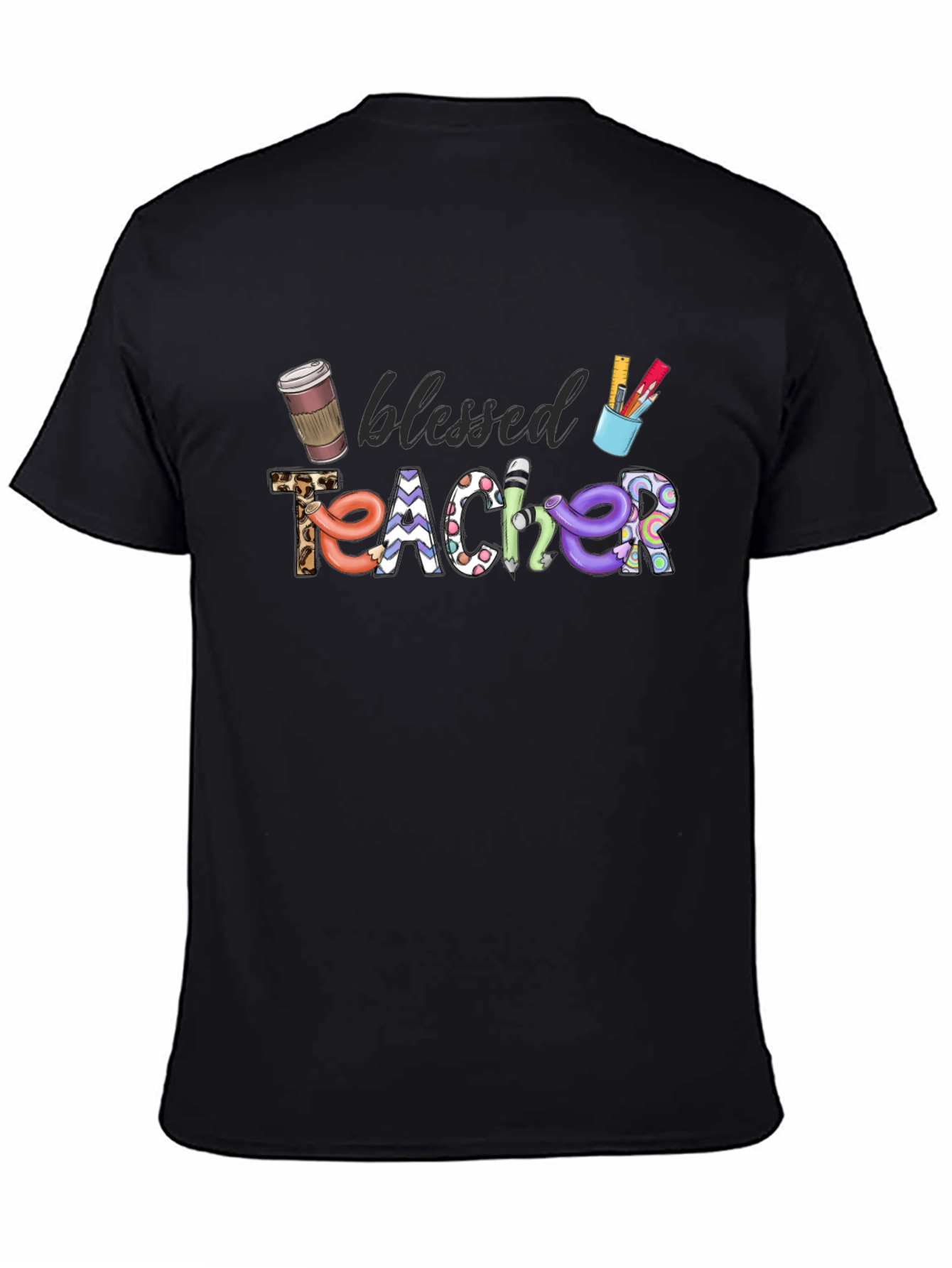 Blessed Teacher Graphic T-Shirt