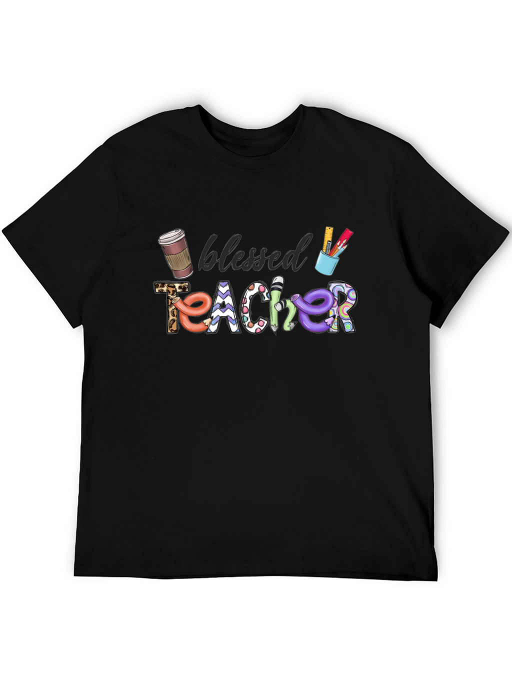 Blessed Teacher Graphic T-Shirt
