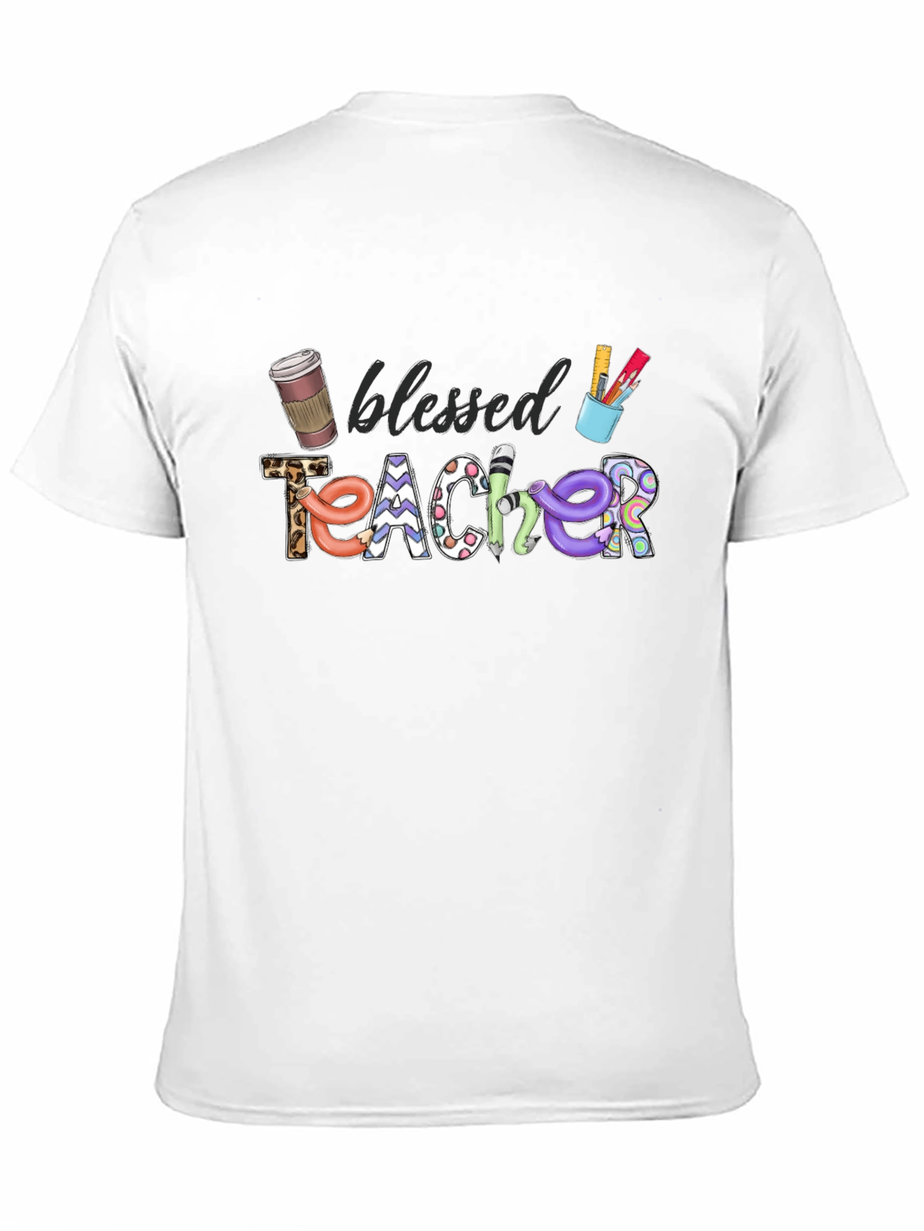 Blessed Teacher Graphic T-Shirt