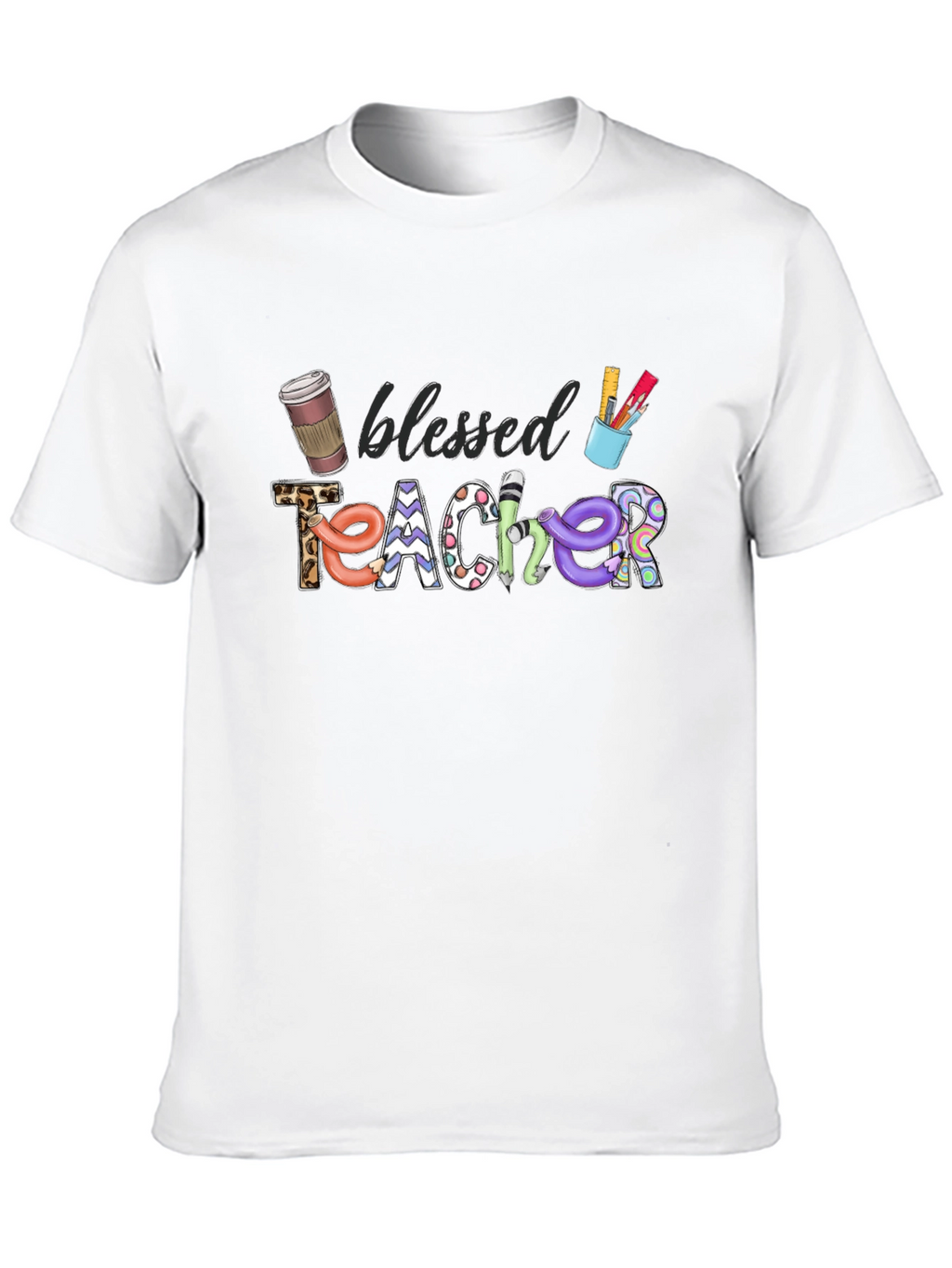 Blessed Teacher Graphic T-Shirt