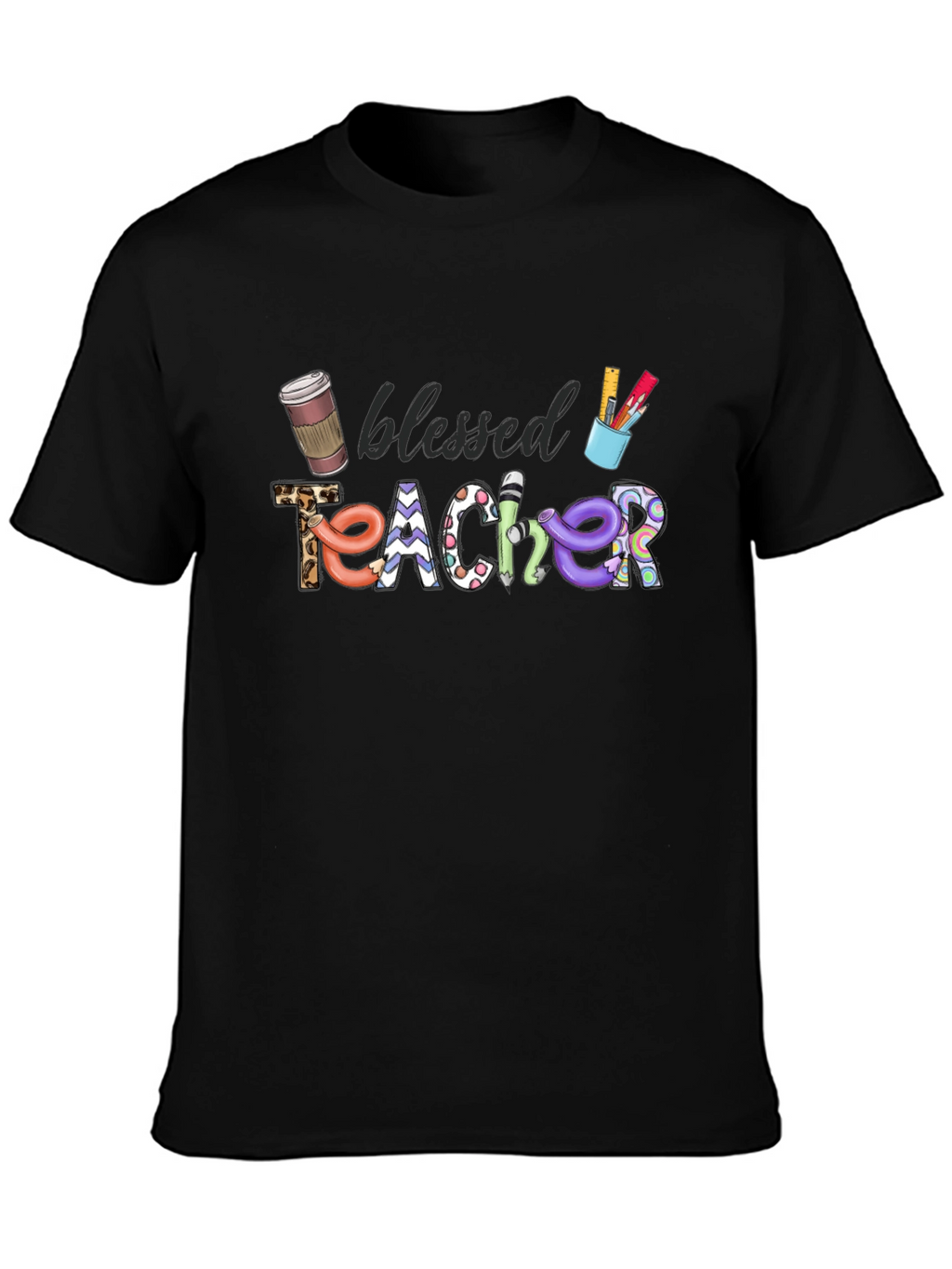 Blessed Teacher Graphic T-Shirt