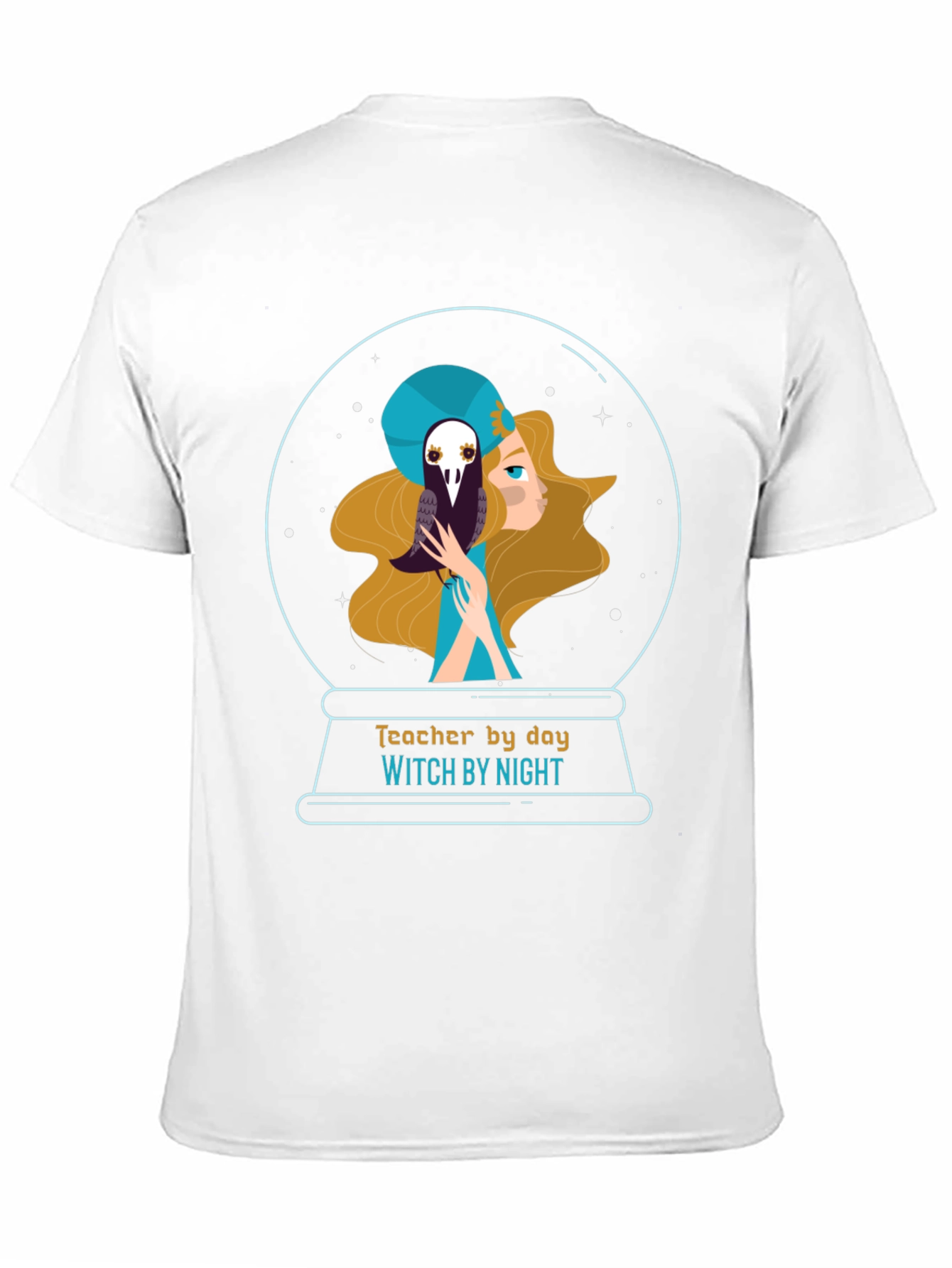 Teacher by Day Witch by Night Graphic T-Shirt