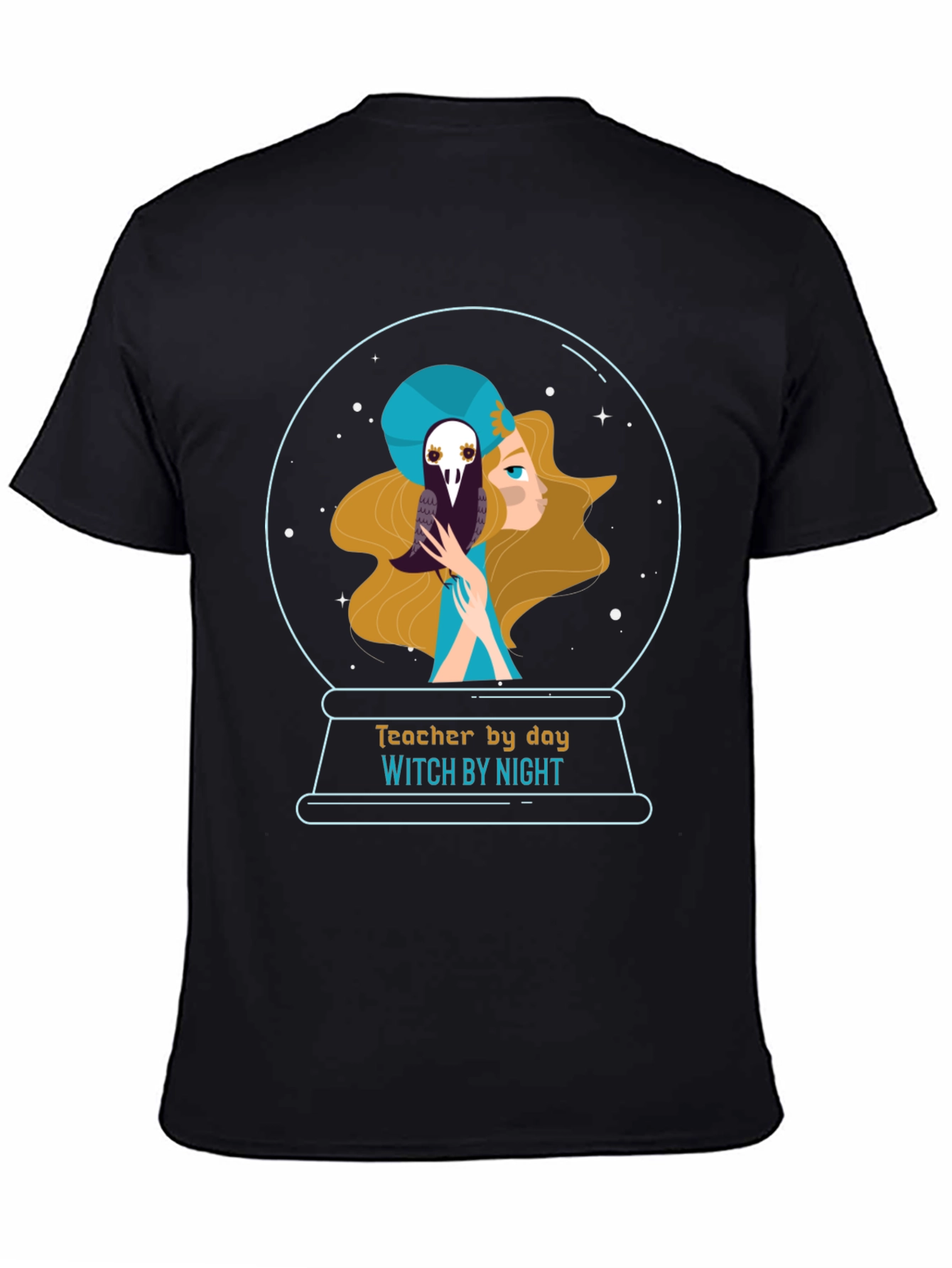 Teacher by Day Witch by Night Graphic T-Shirt