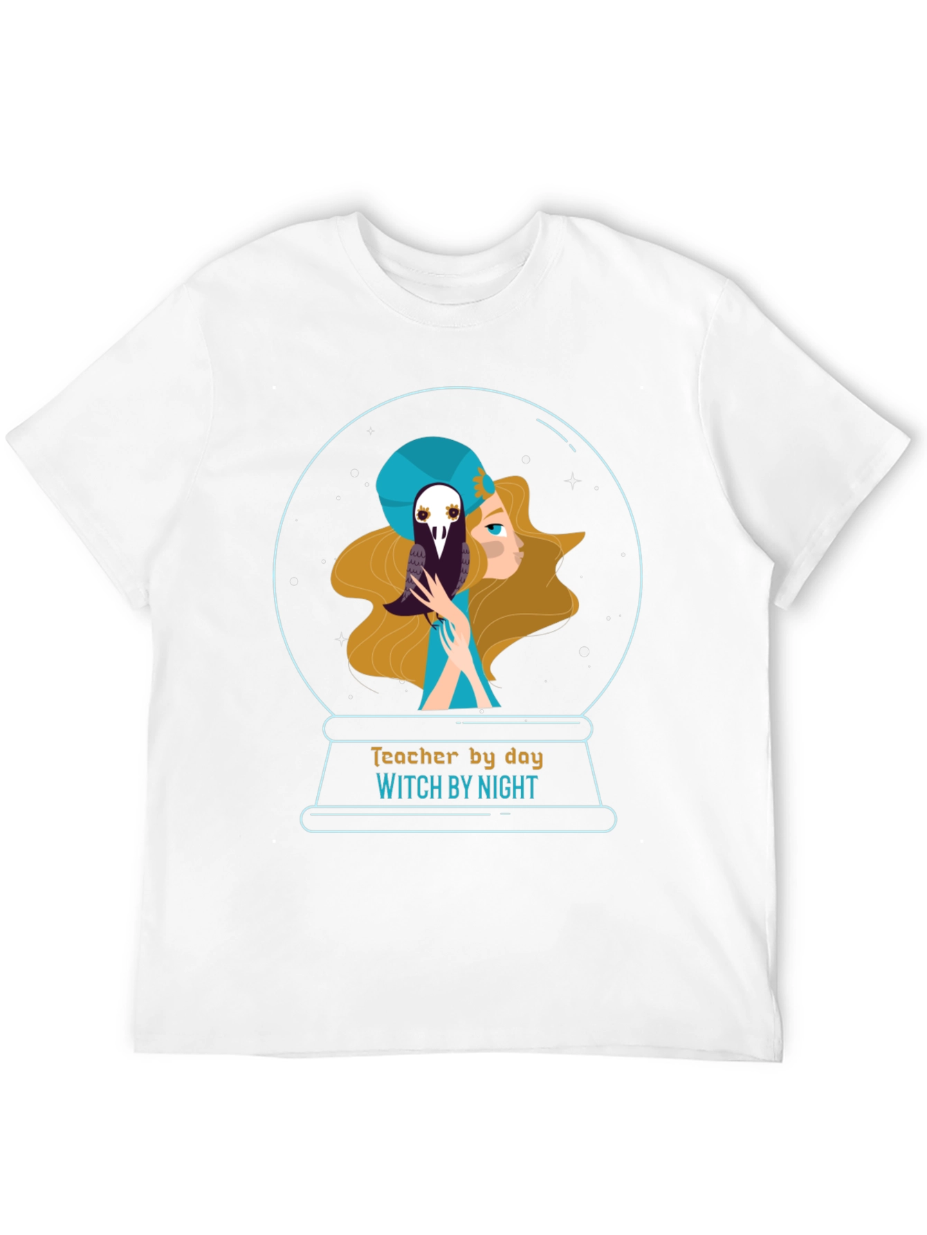Teacher by Day Witch by Night Graphic T-Shirt