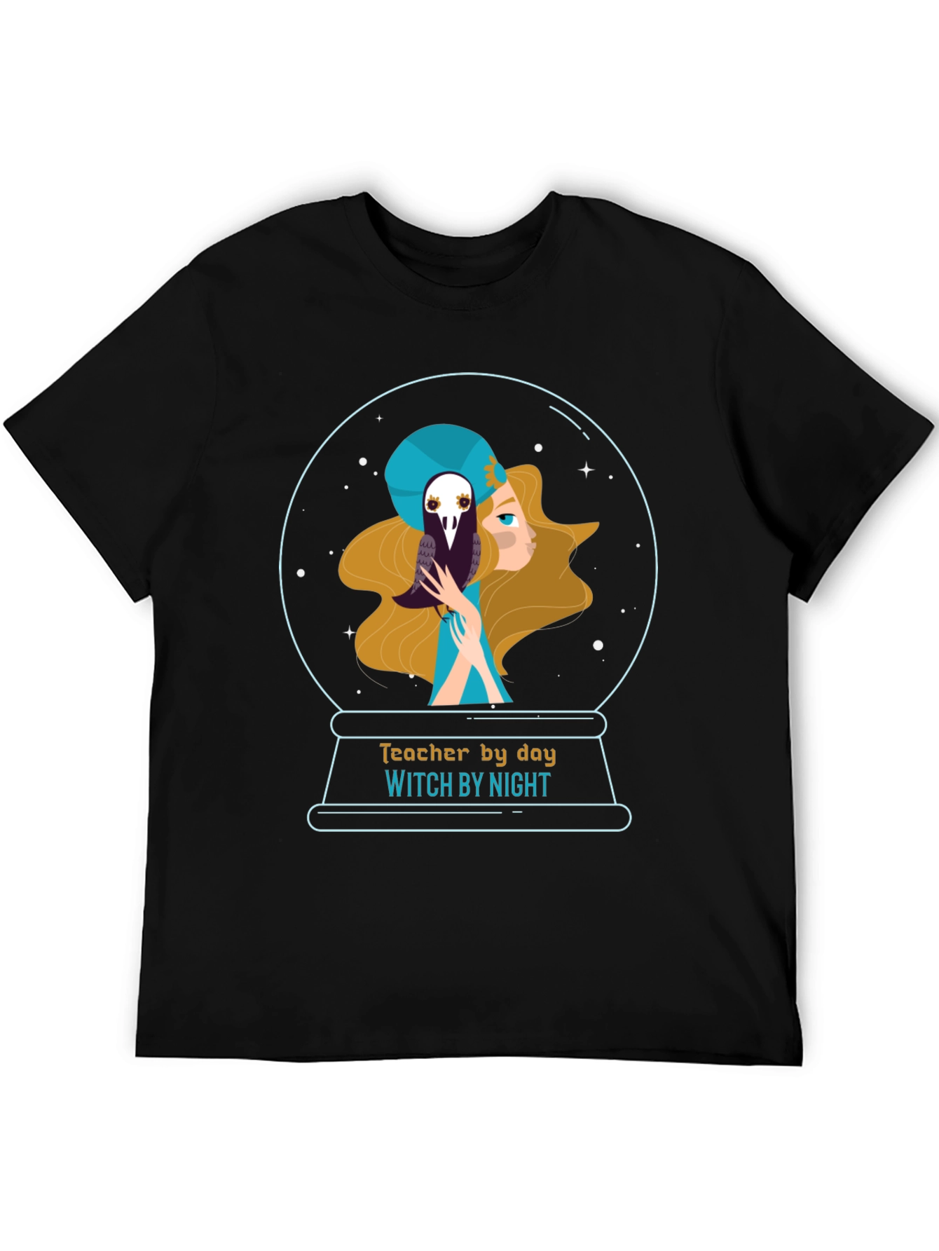 Teacher by Day Witch by Night Graphic T-Shirt