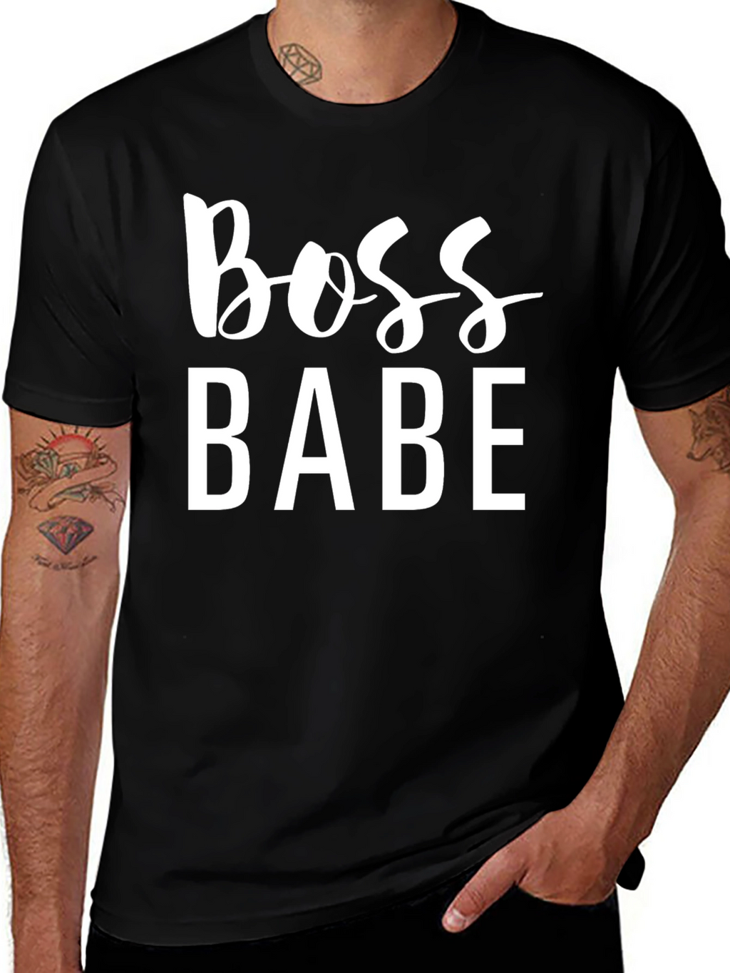 Boss Babe Graphic Tee - Black