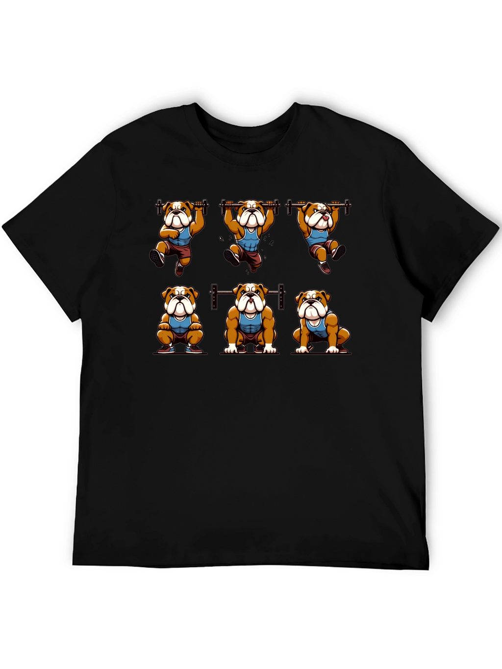 Bulldog Gym Workout T-Shirt