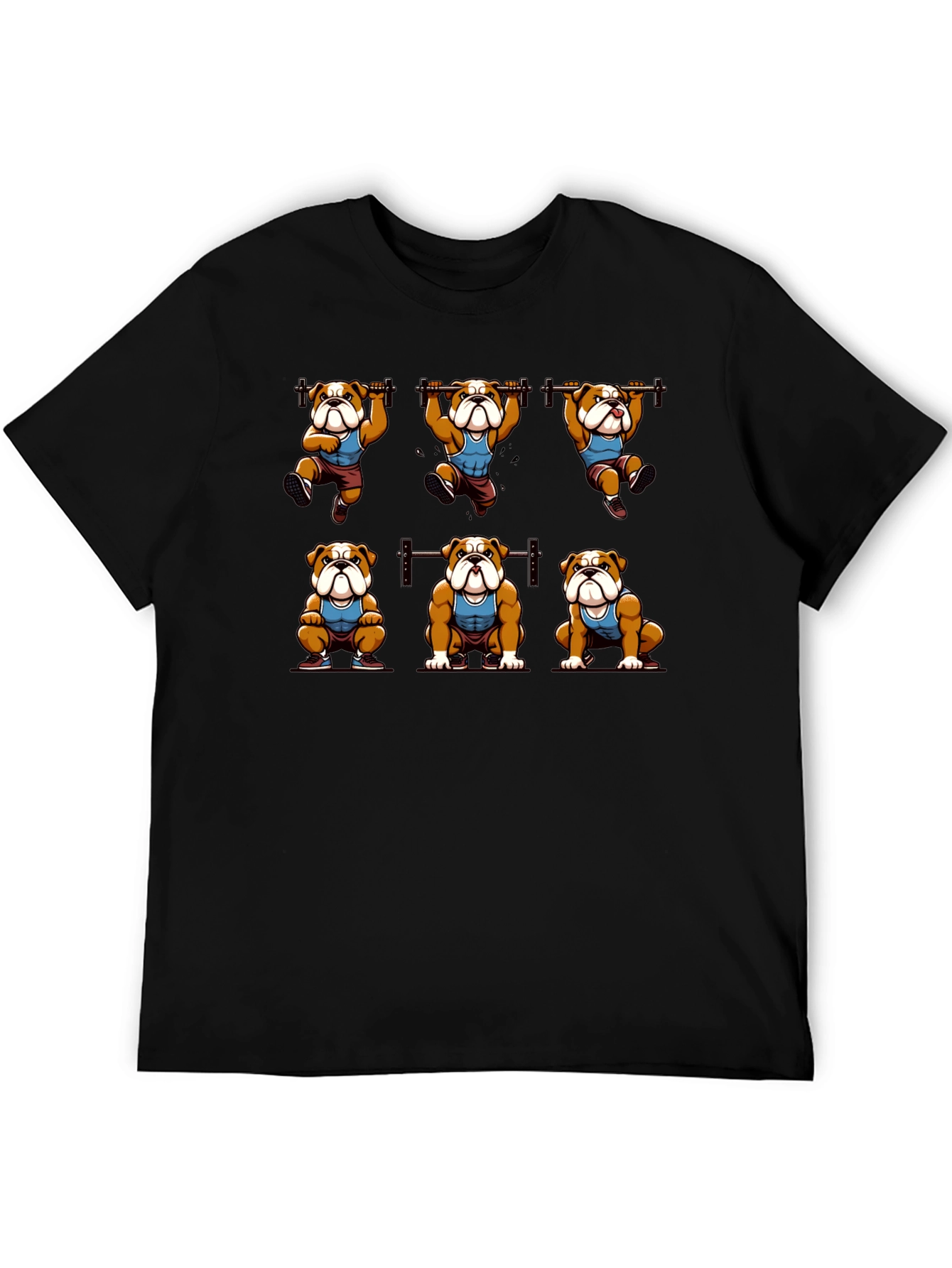 Bulldog Gym Workout T-Shirt